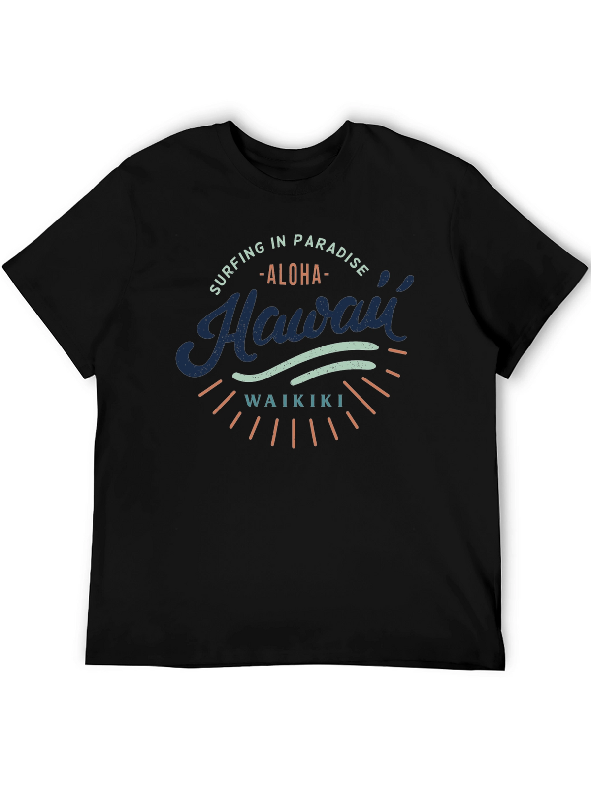 Hawaii Surf Paradise Graphic T-Shirt
