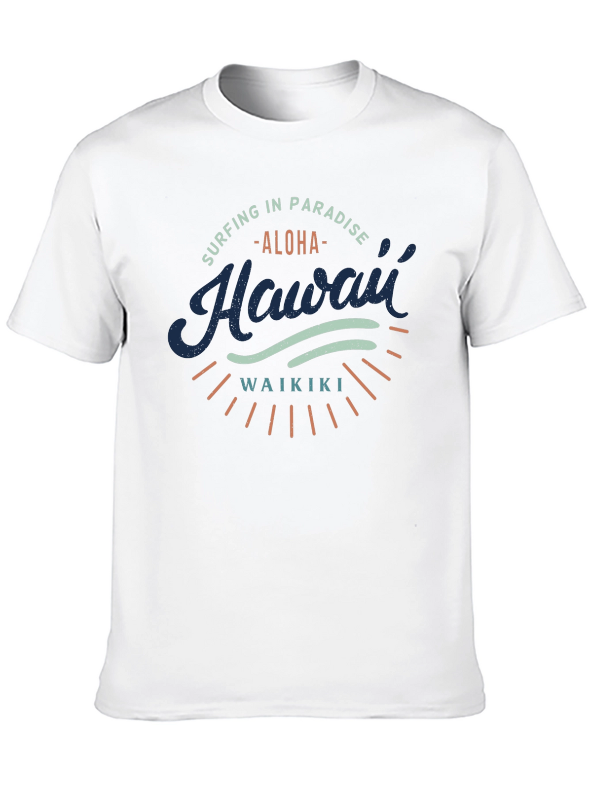 Hawaii Surf Paradise Graphic T-Shirt