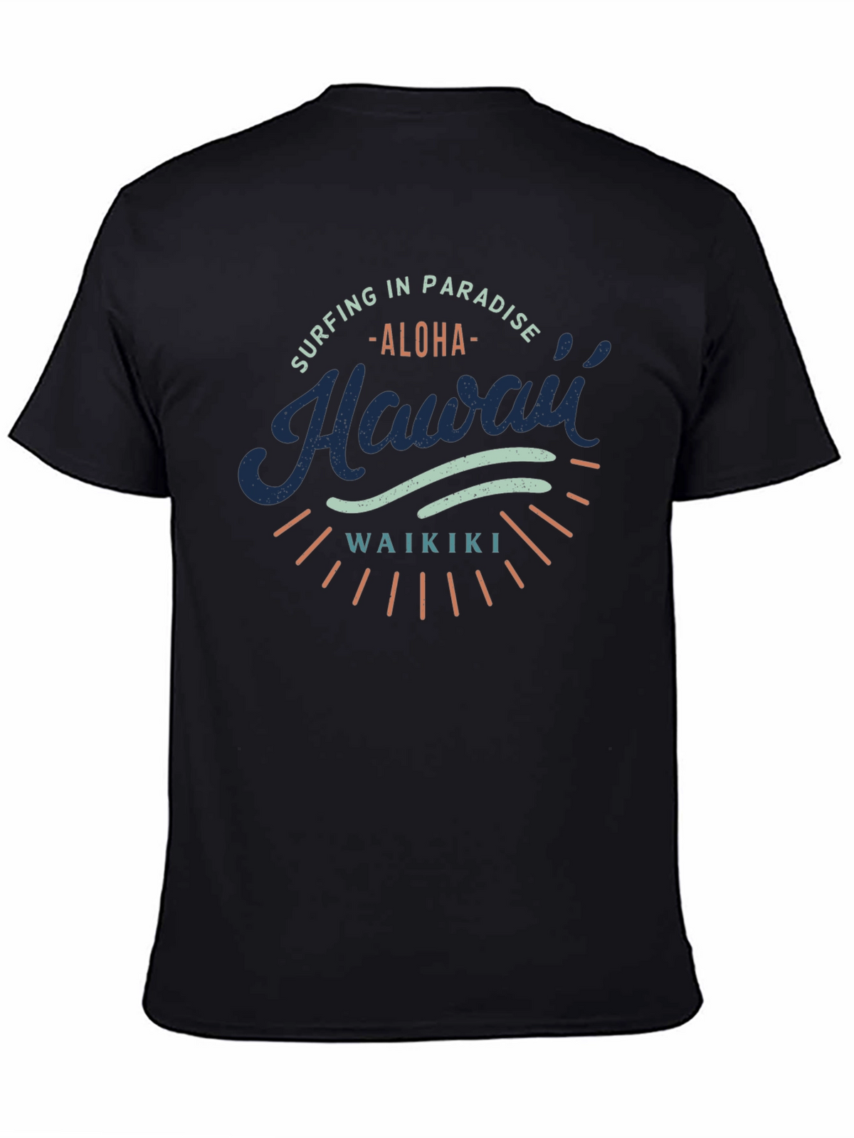 Hawaii Surf Paradise Graphic T-Shirt