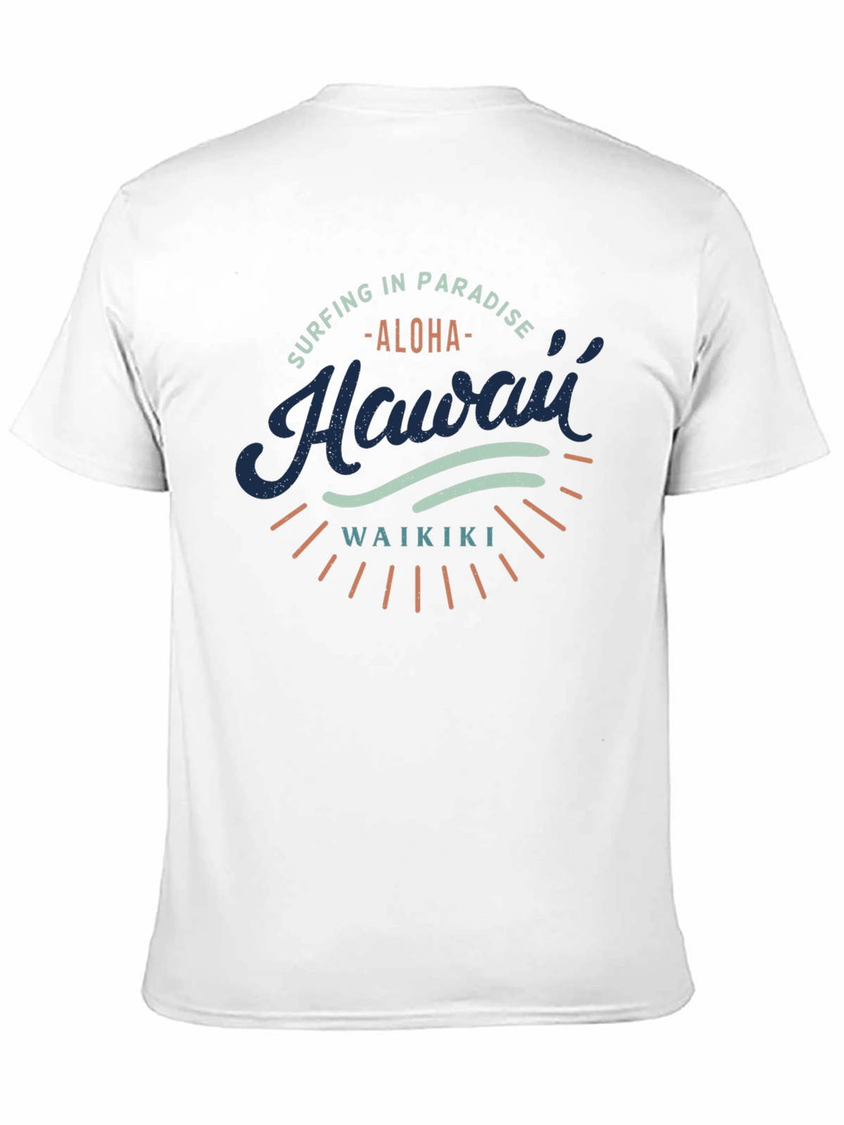 Hawaii Surf Paradise Graphic T-Shirt