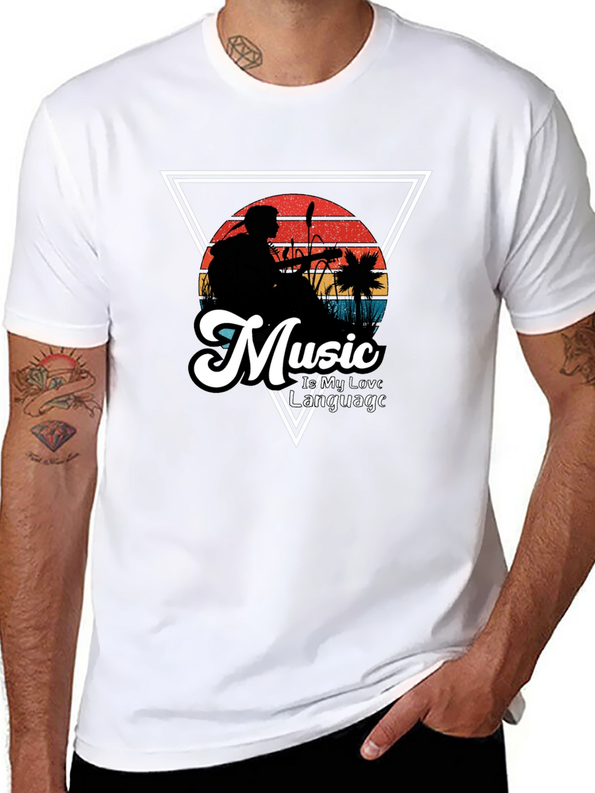 Music is My Love Language Graphic Tee