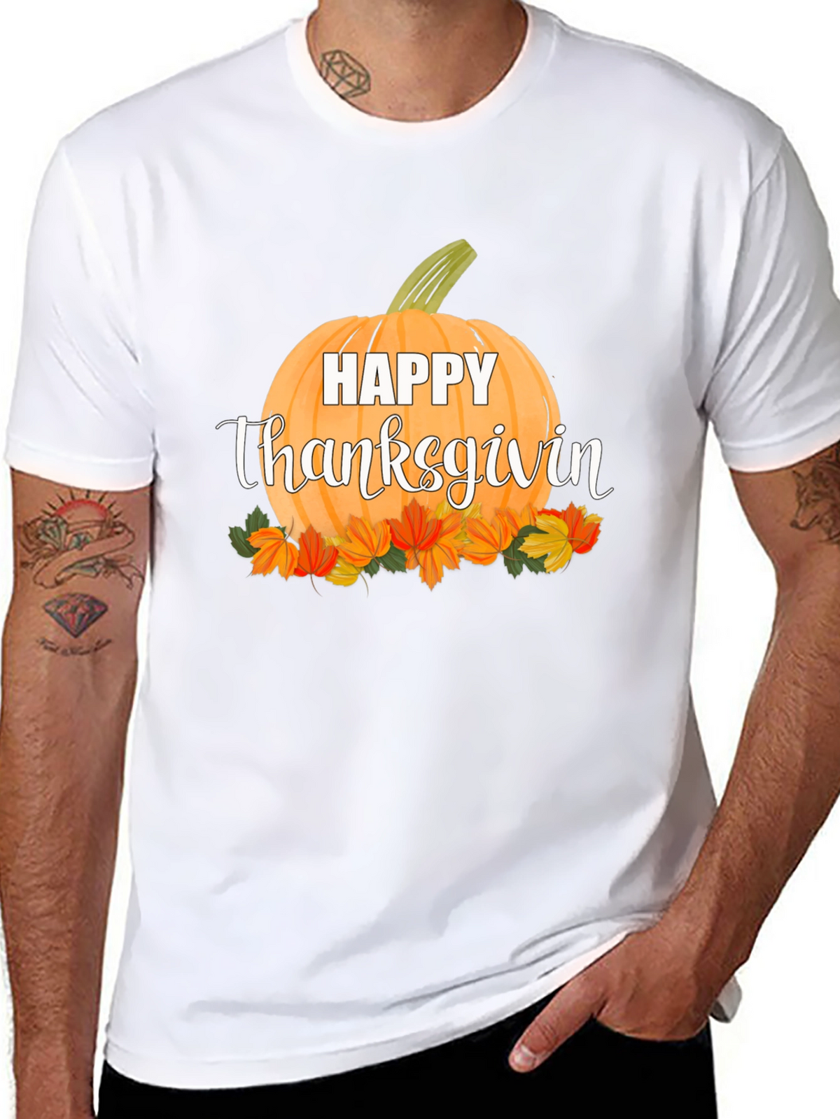 Happy Thanksgiving Pumpkin T-Shirt
