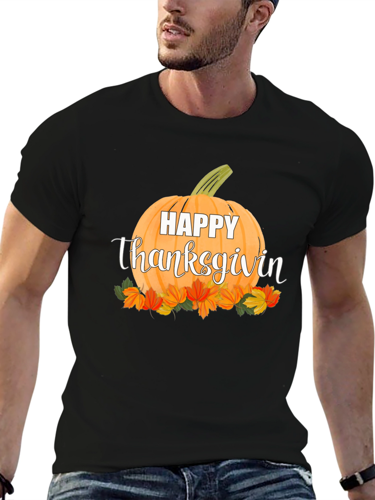 Happy Thanksgiving Pumpkin T-Shirt