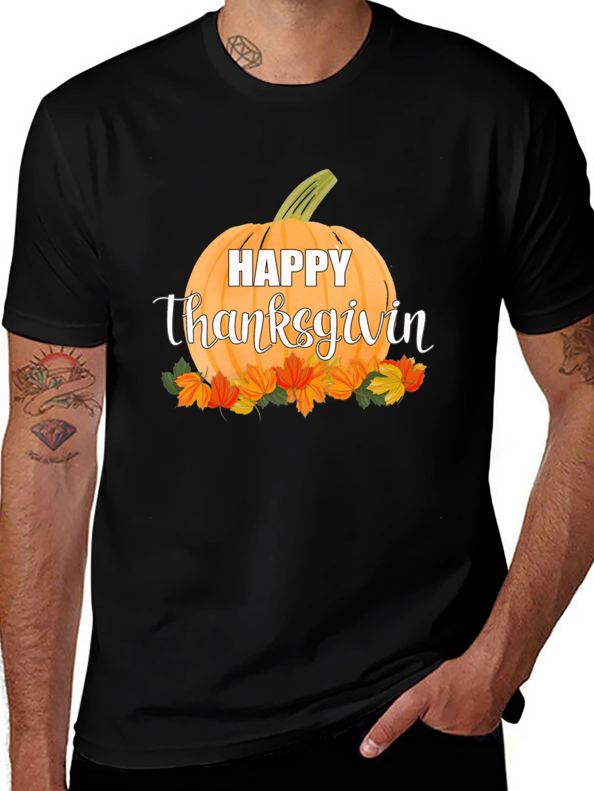 Happy Thanksgiving Pumpkin T-Shirt
