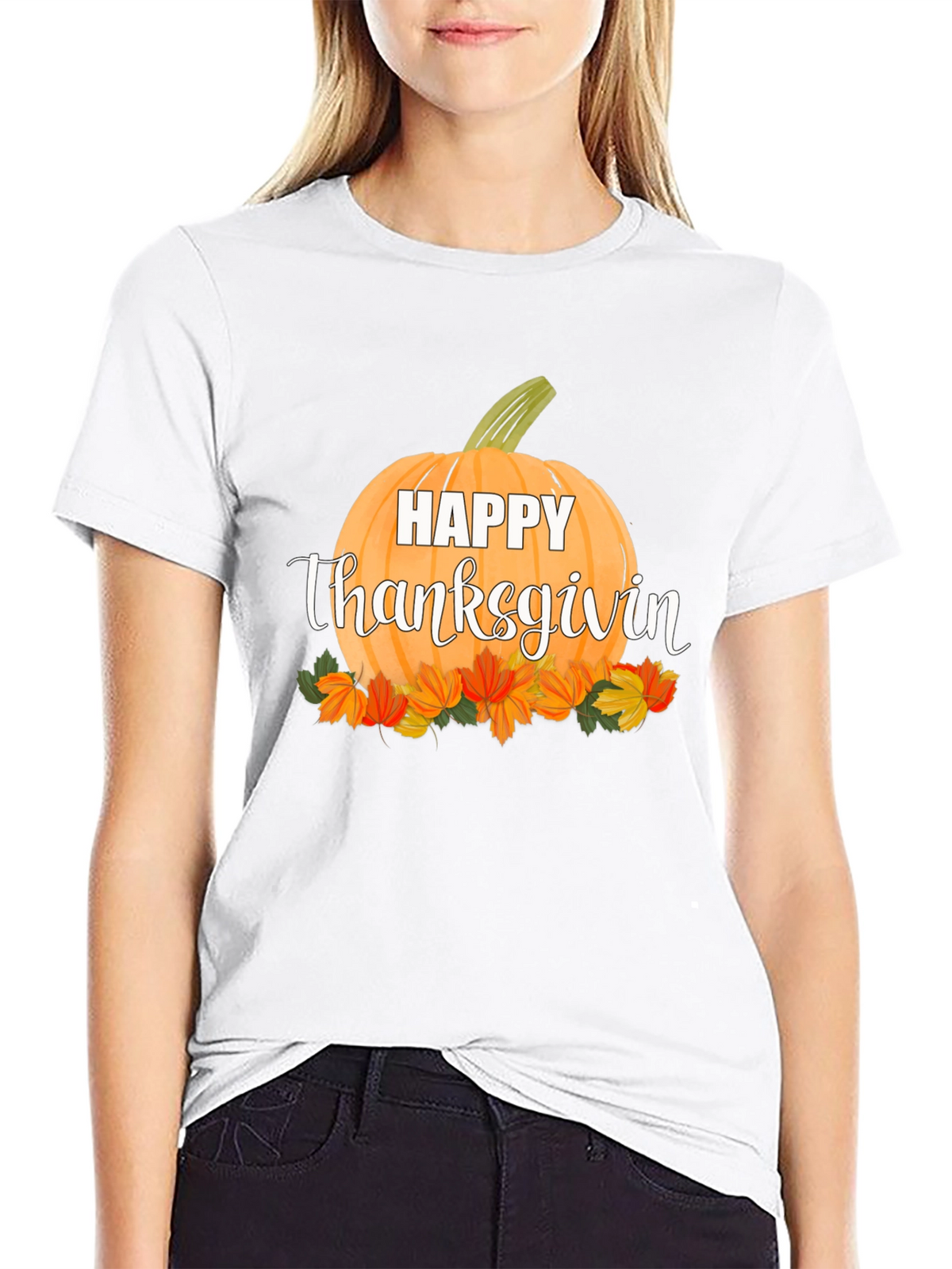 Happy Thanksgiving Pumpkin T-Shirt
