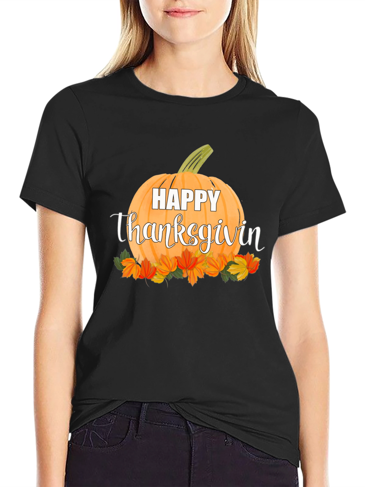 Happy Thanksgiving Pumpkin T-Shirt