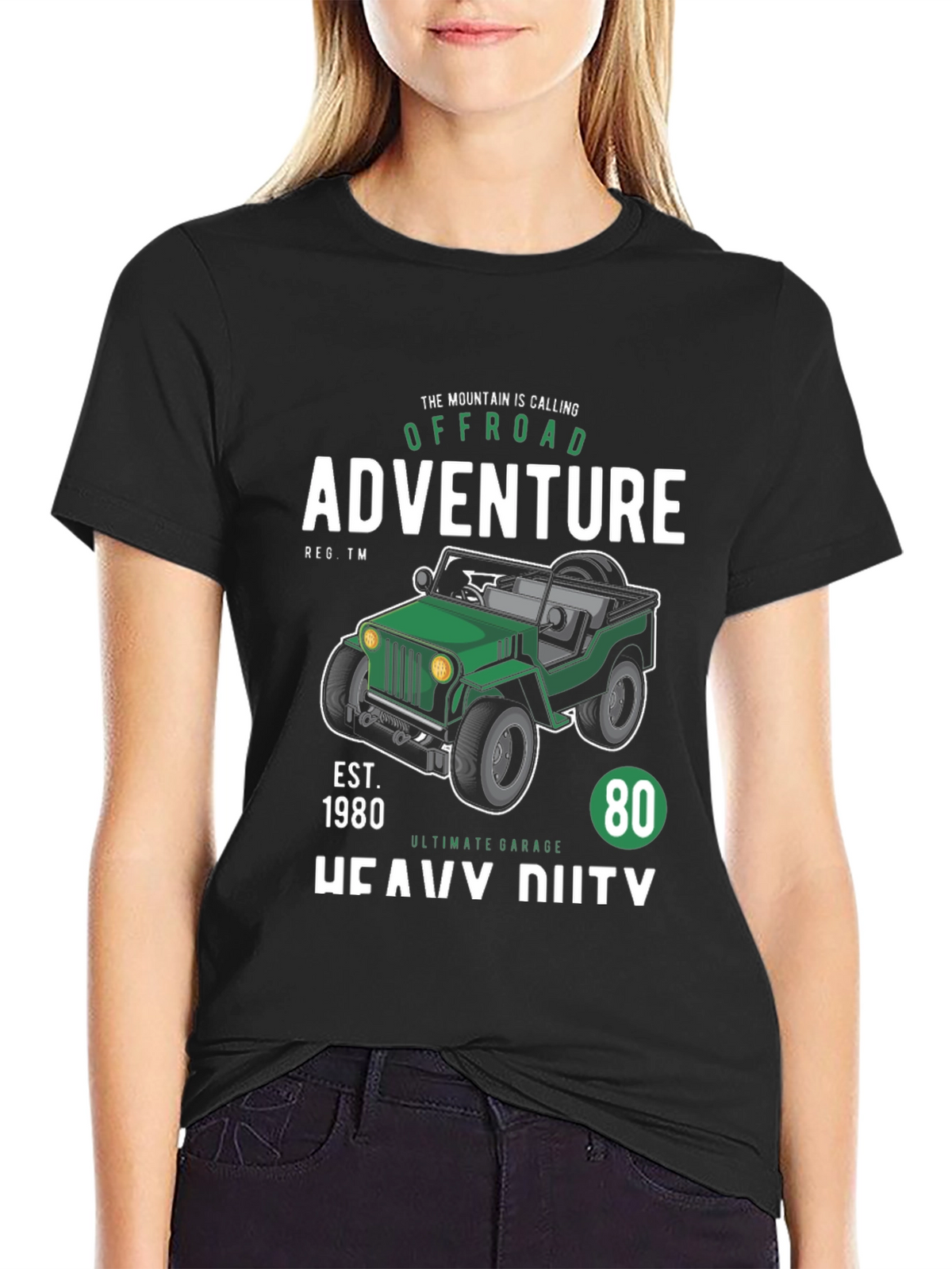 Offroad Adventure Black T-Shirt