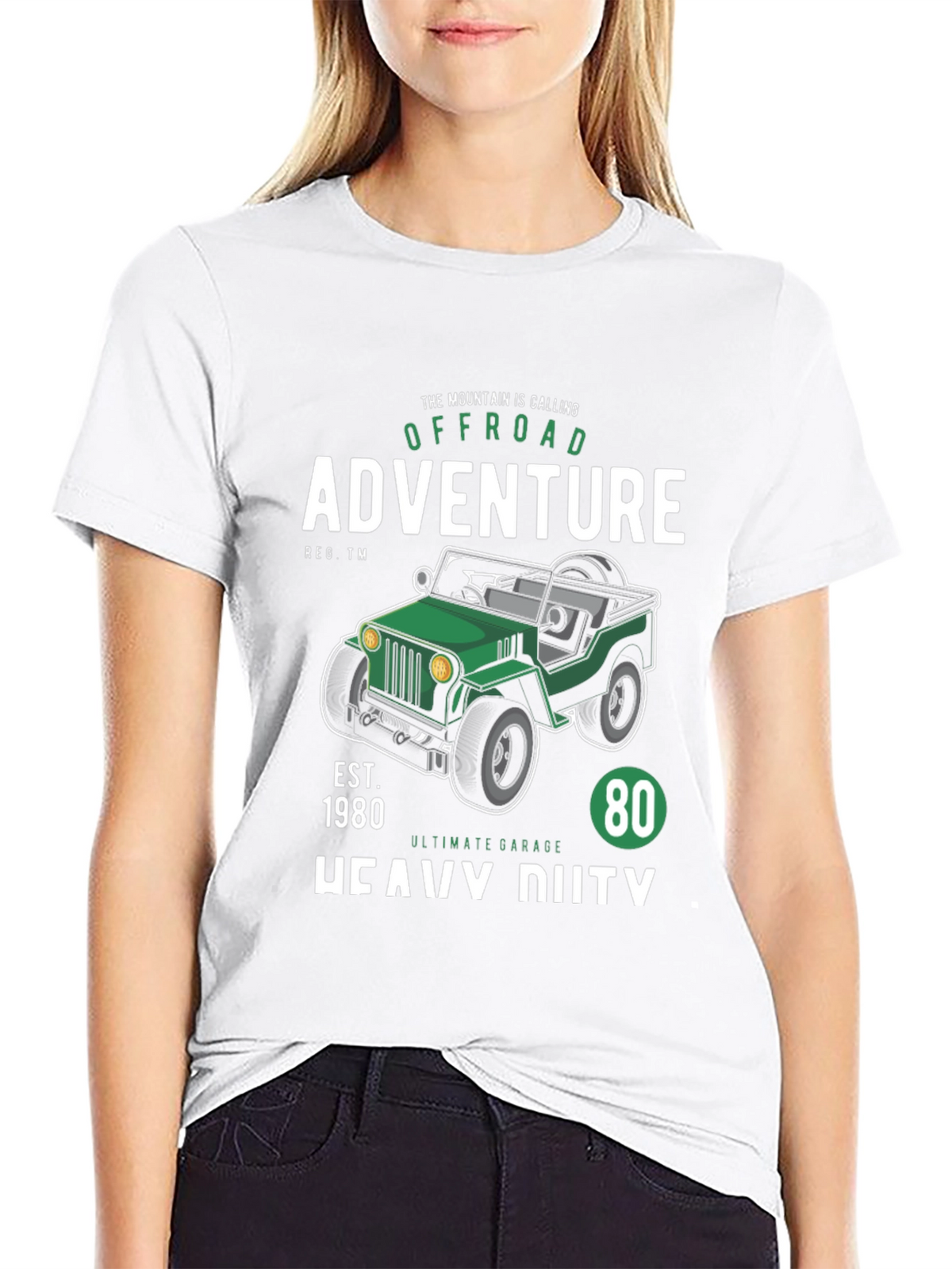 Offroad Adventure Black T-Shirt