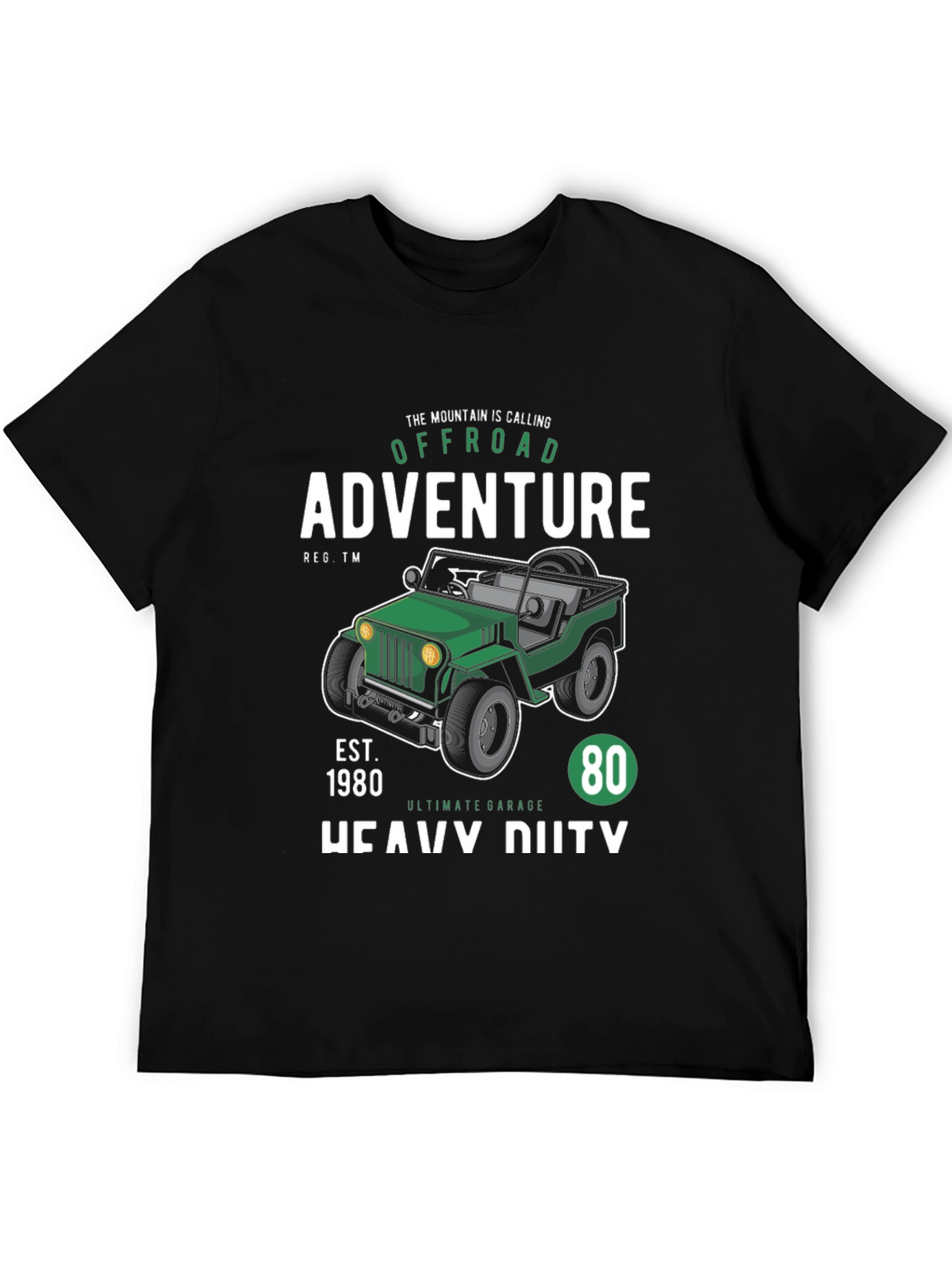 Offroad Adventure Black T-Shirt