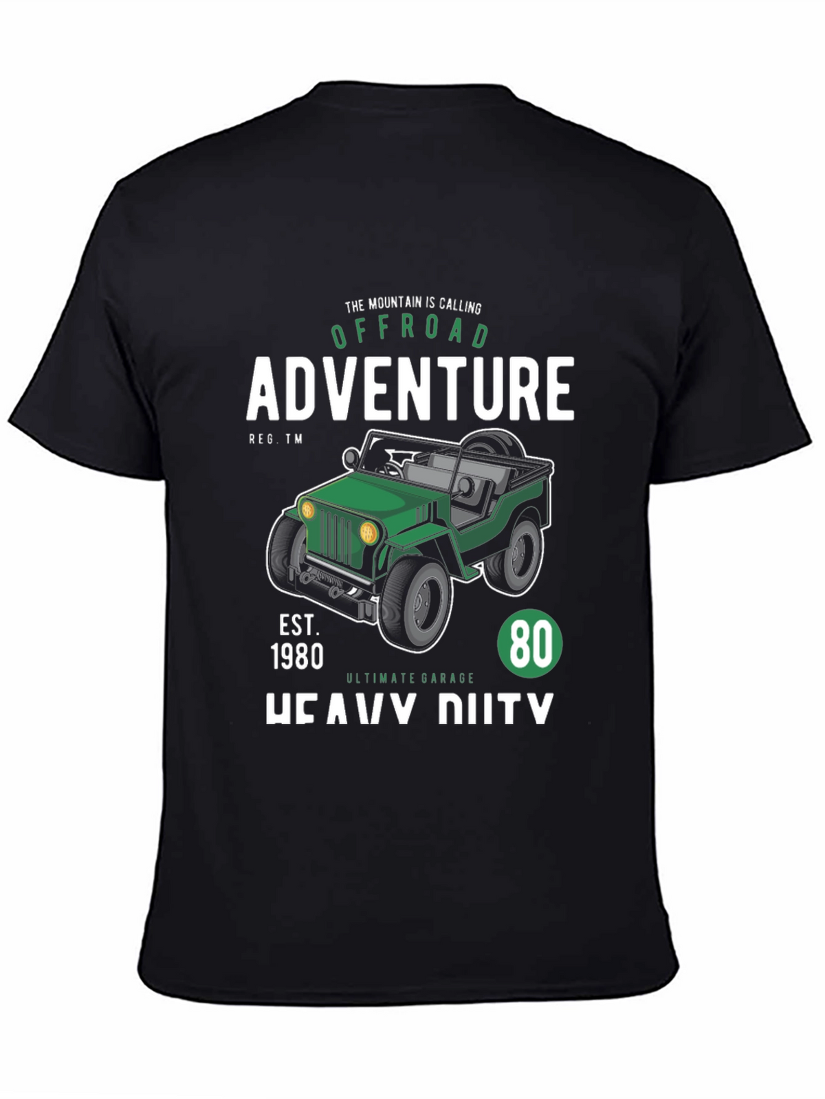 Offroad Adventure Black T-Shirt