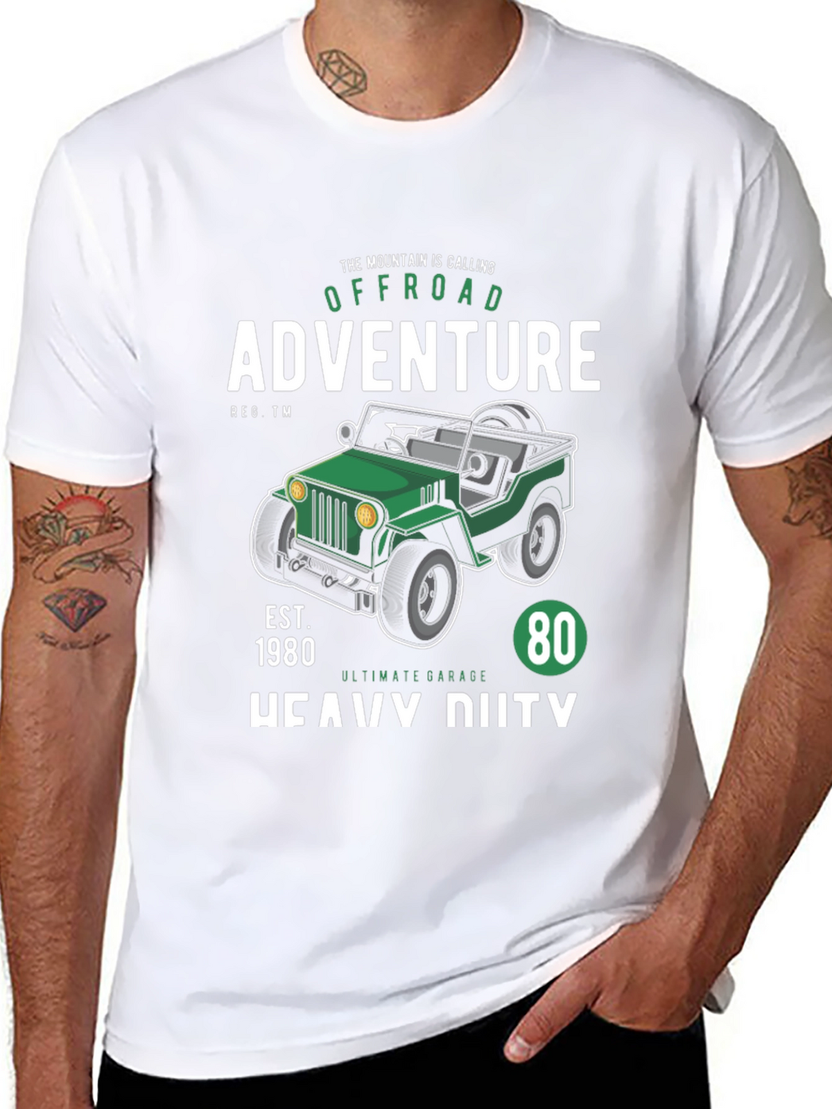 Offroad Adventure Black T-Shirt