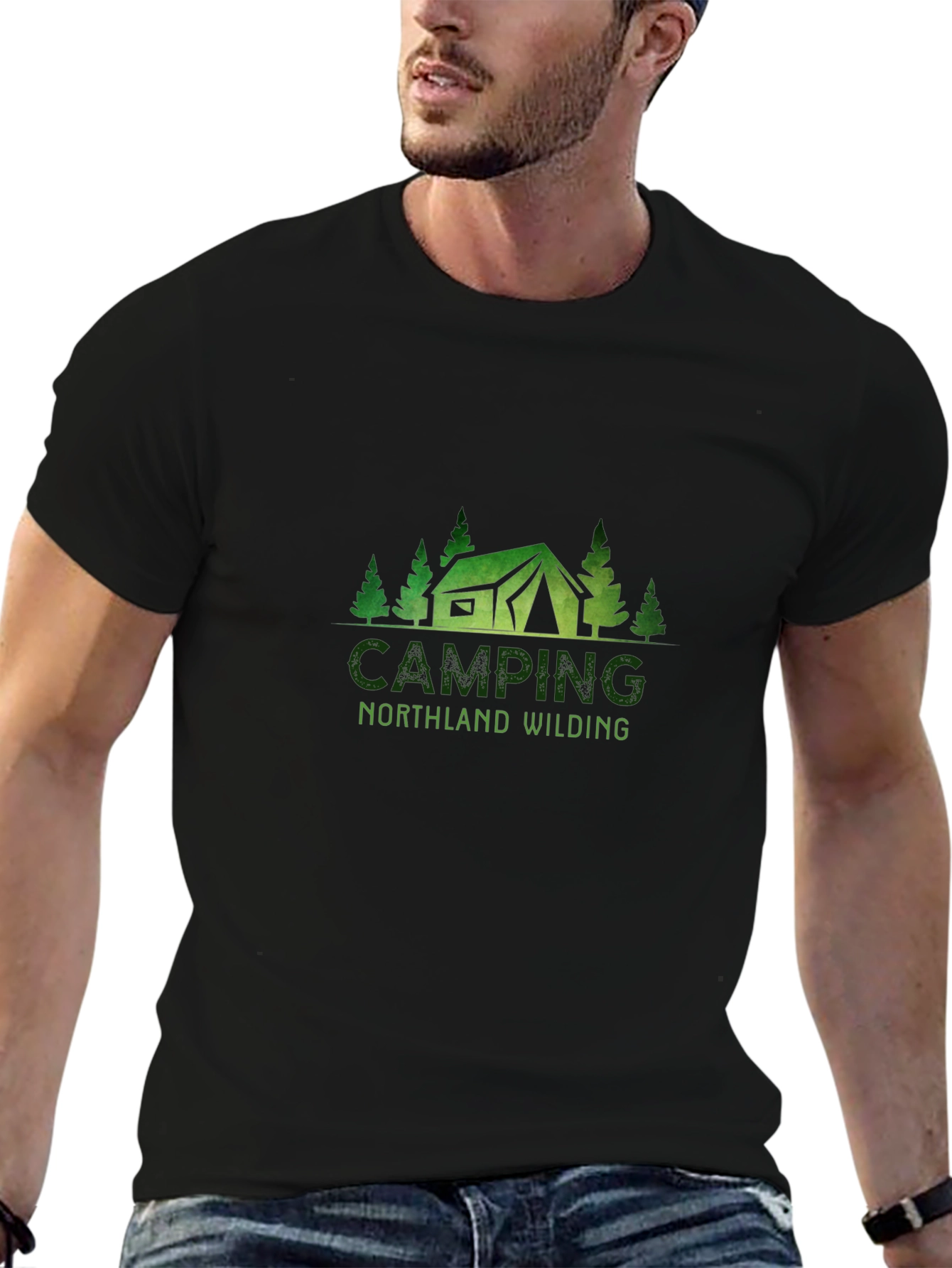 Camping Northland Wilding Black T-Shirt