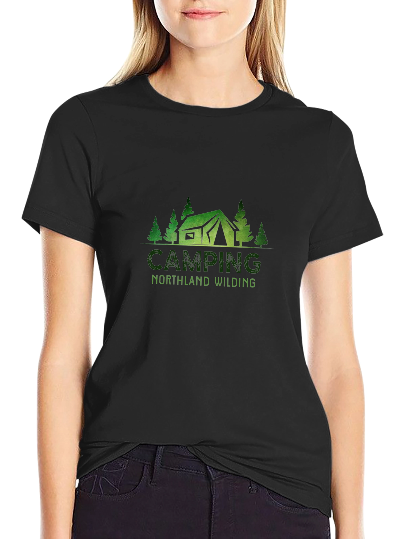 Camping Northland Wilding Black T-Shirt