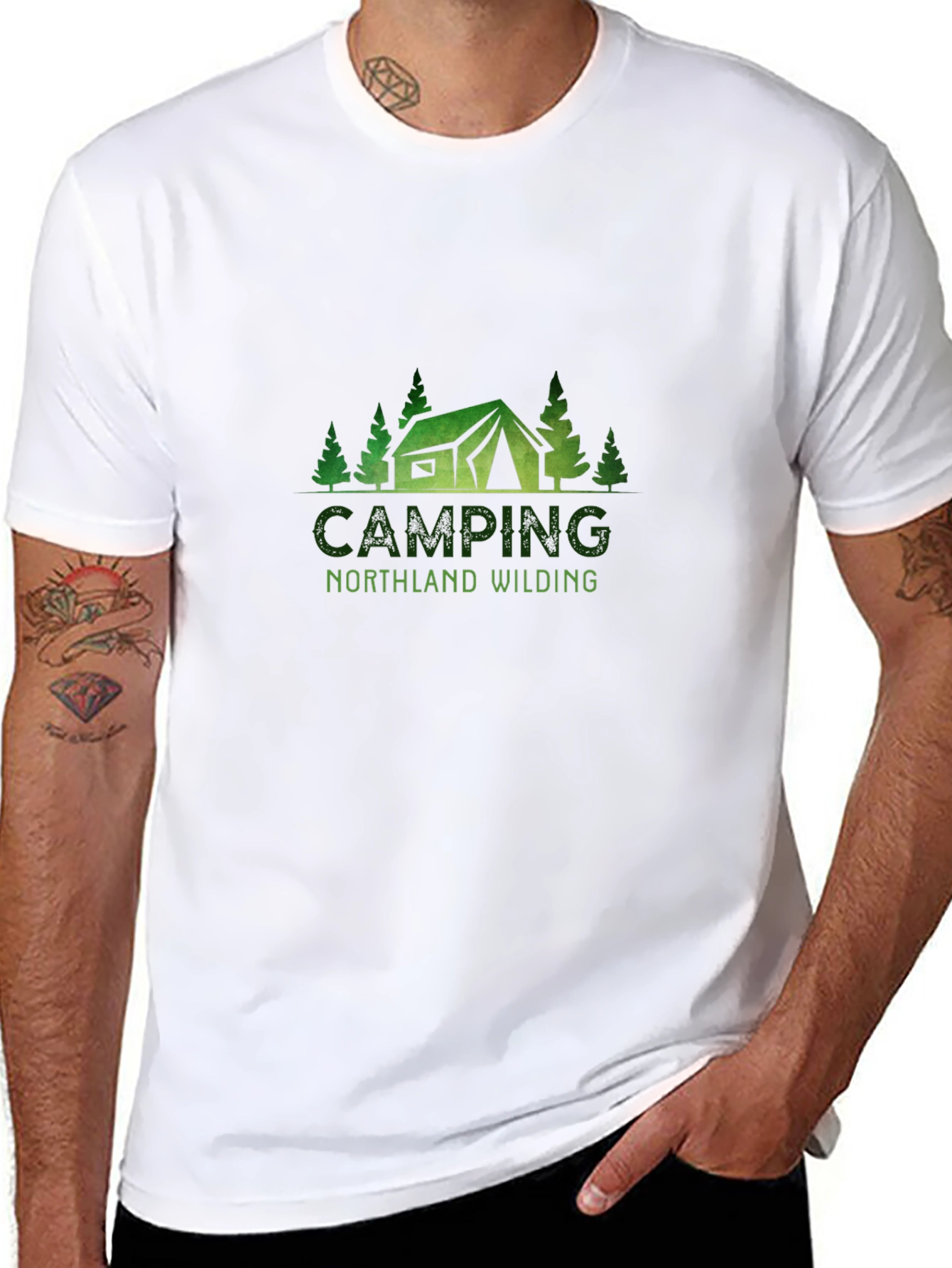 Camping Northland Wilding Black T-Shirt