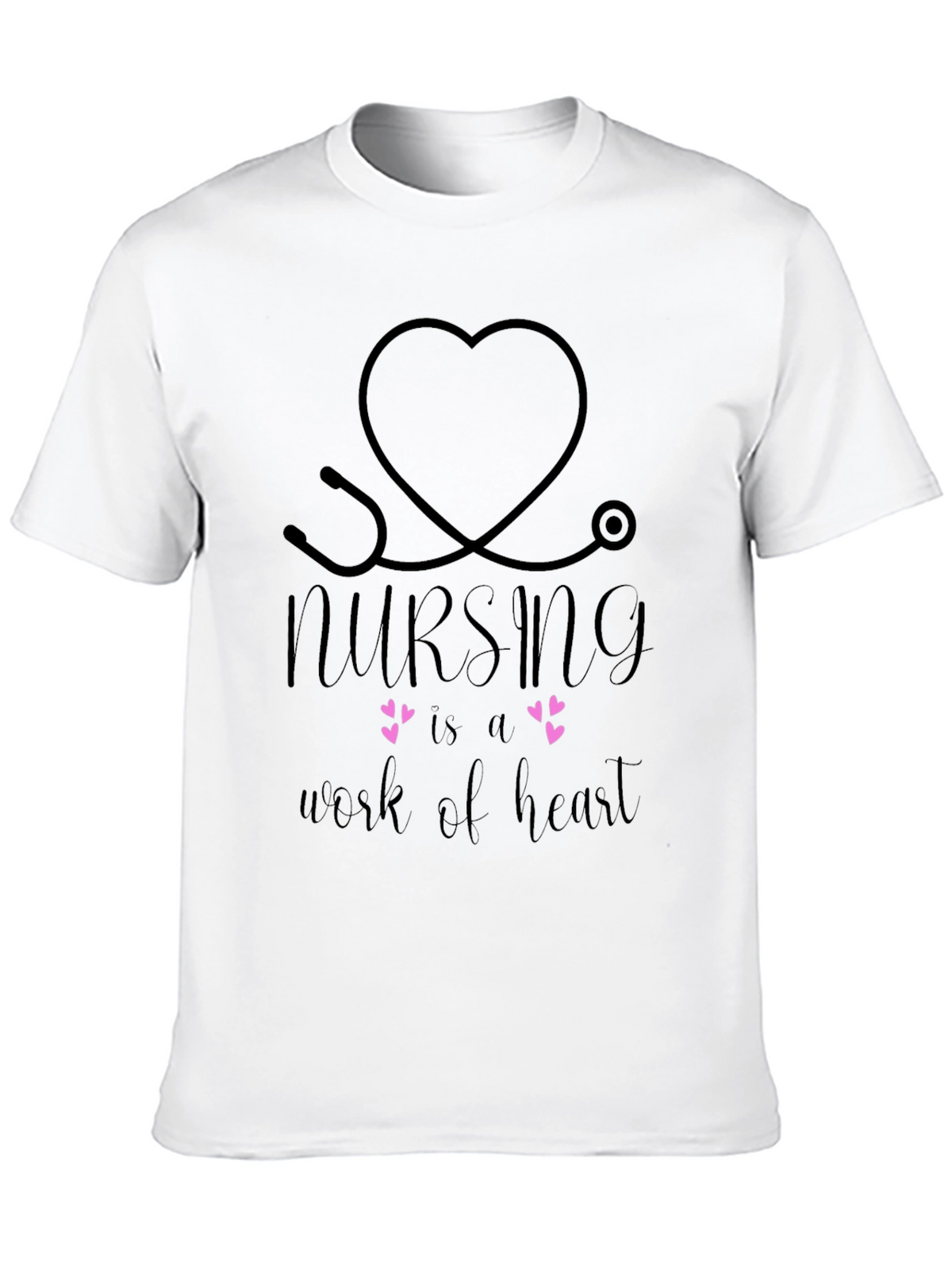 Nursing is a Work of Heart T-Shirt