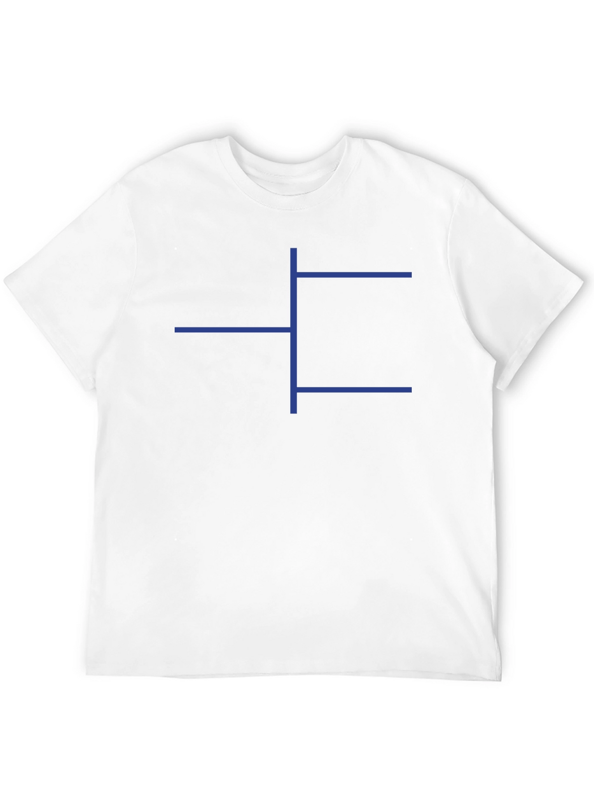 Geometric Print Black T-Shirt - Modern Casual Tee