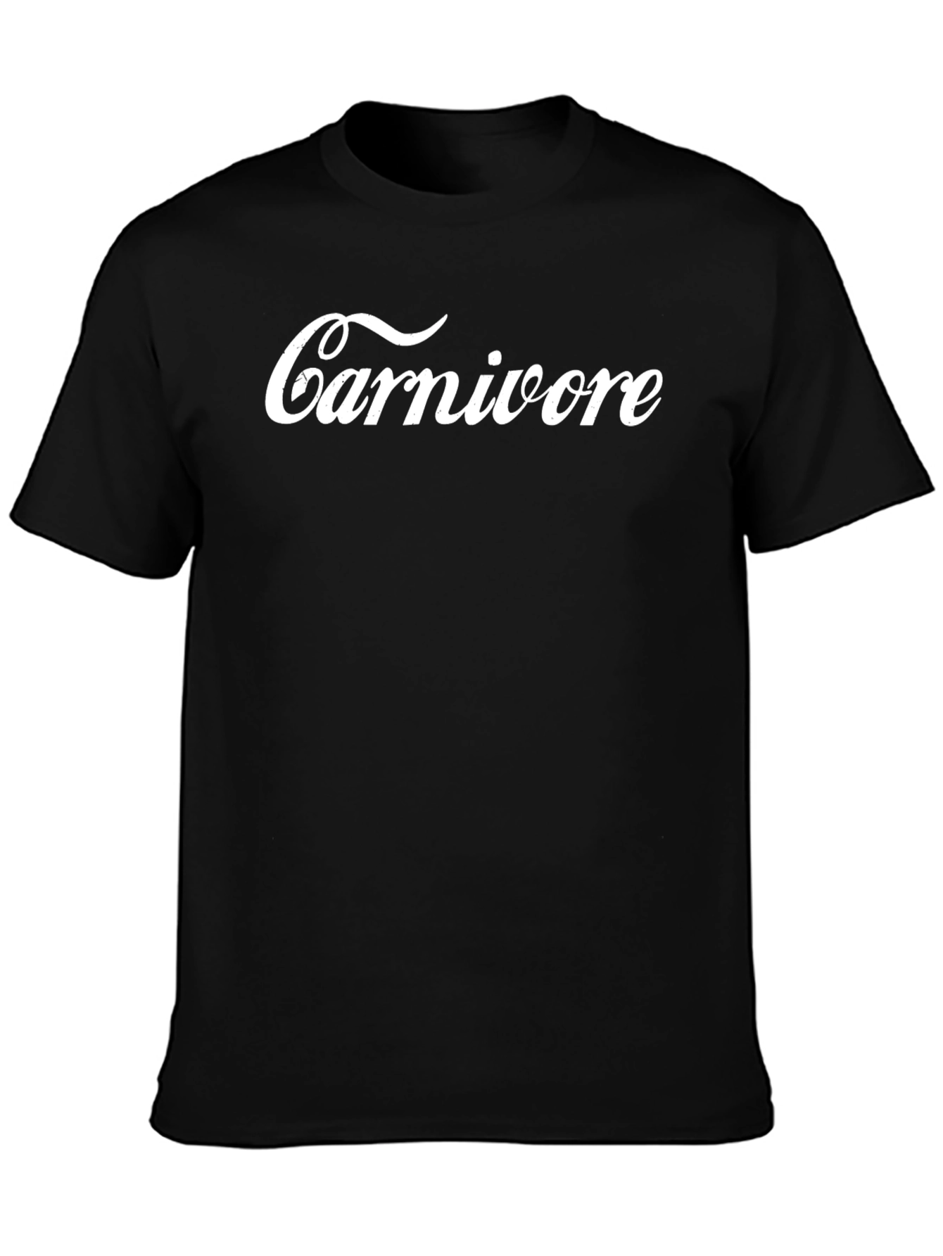 Carnivore Graphic Tee - Black Cotton T-Shirt