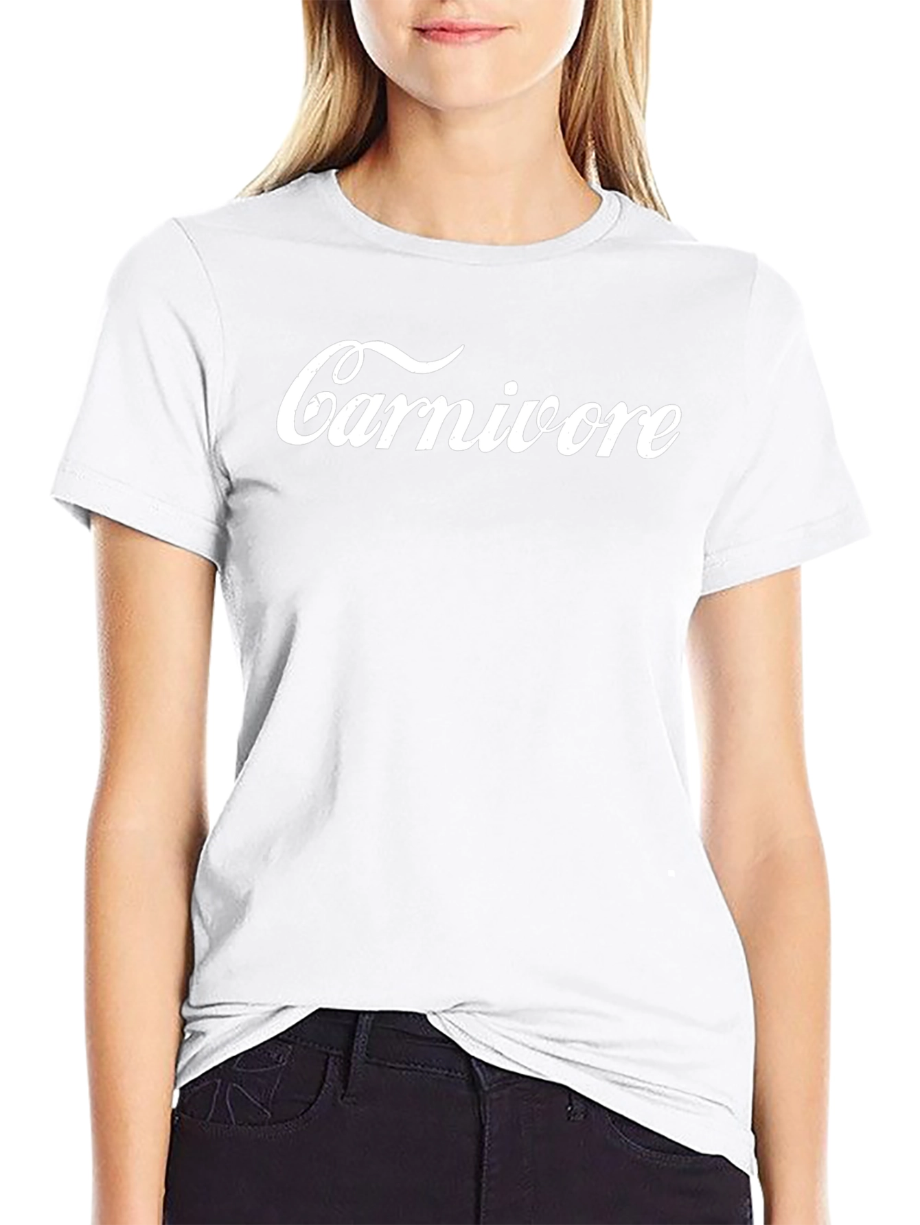 Carnivore Graphic Tee - Black Cotton T-Shirt