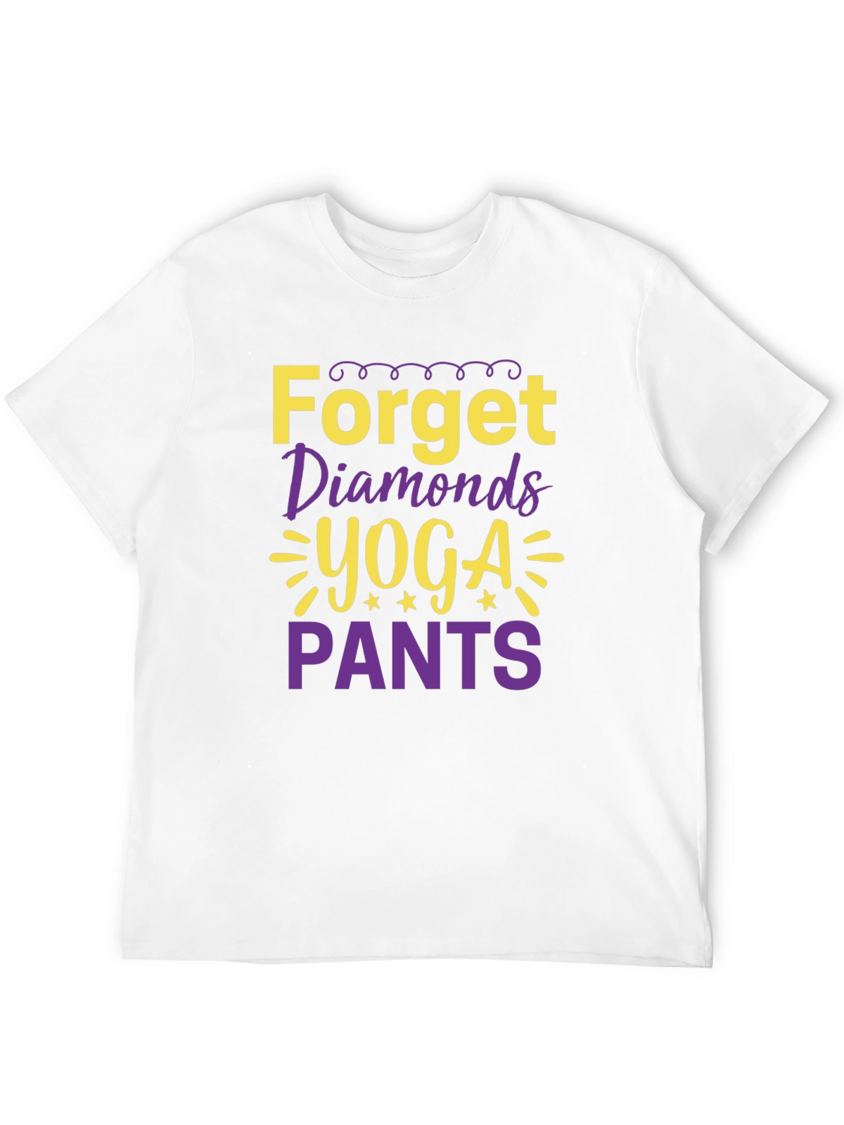 Forget Diamonds Yoga Pants T-Shirt
