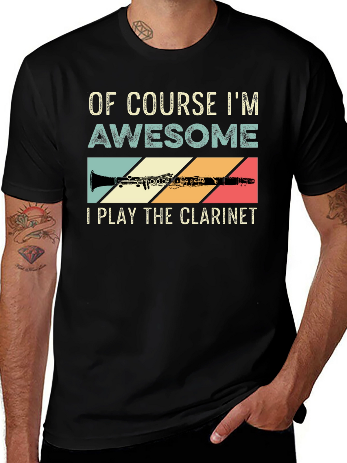 Of Course Im Awesome Clarinet Player T-Shirt