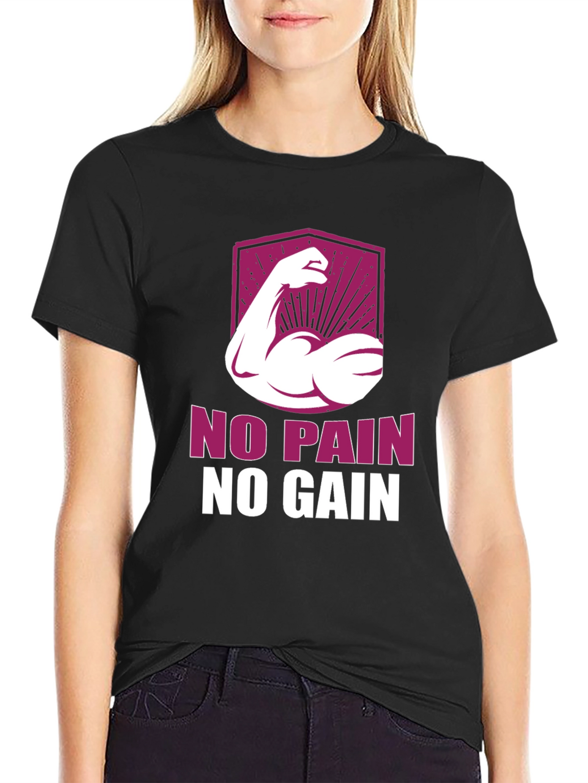 No Pain No Gain Graphic T-Shirt