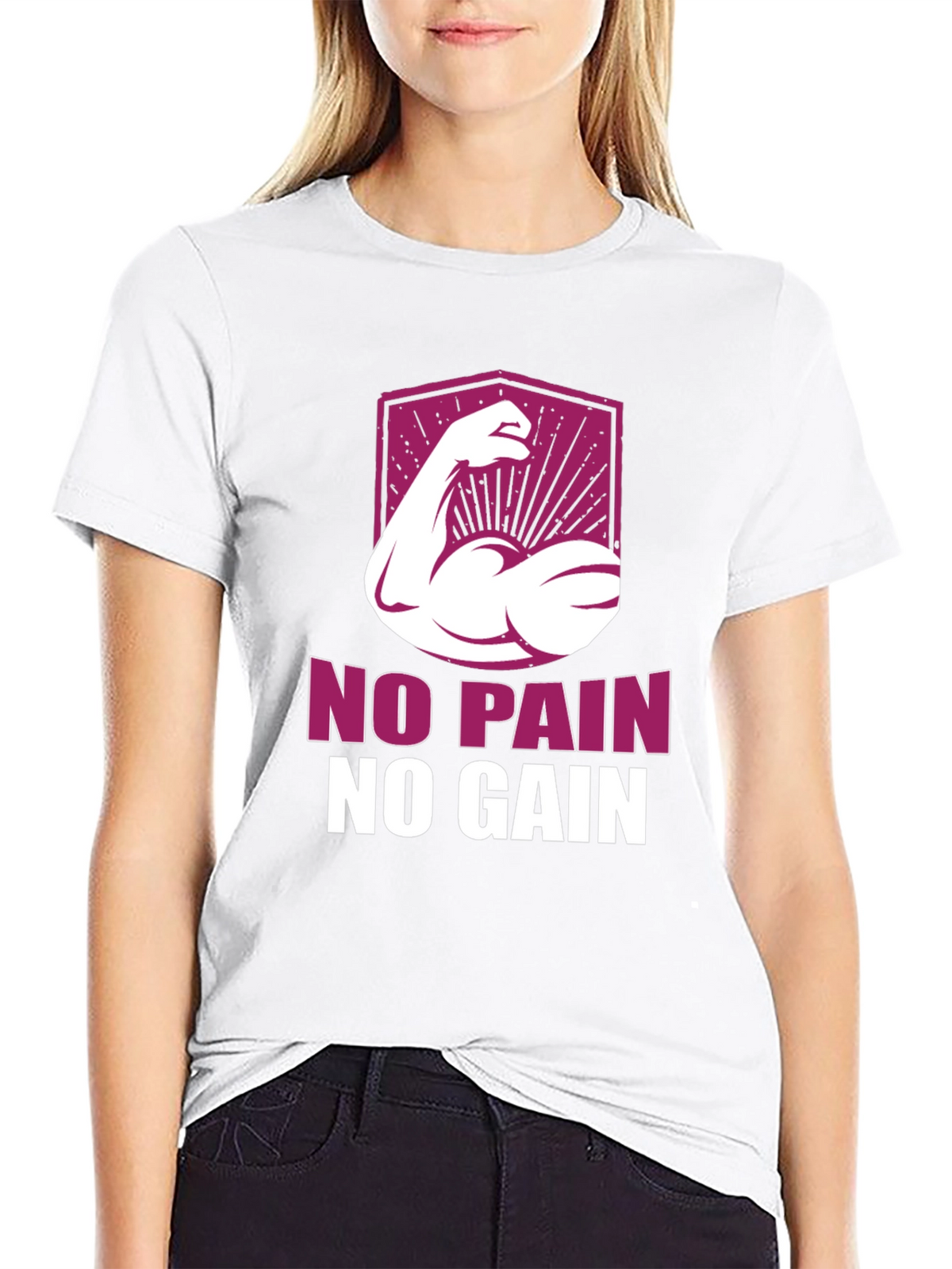 No Pain No Gain Graphic T-Shirt