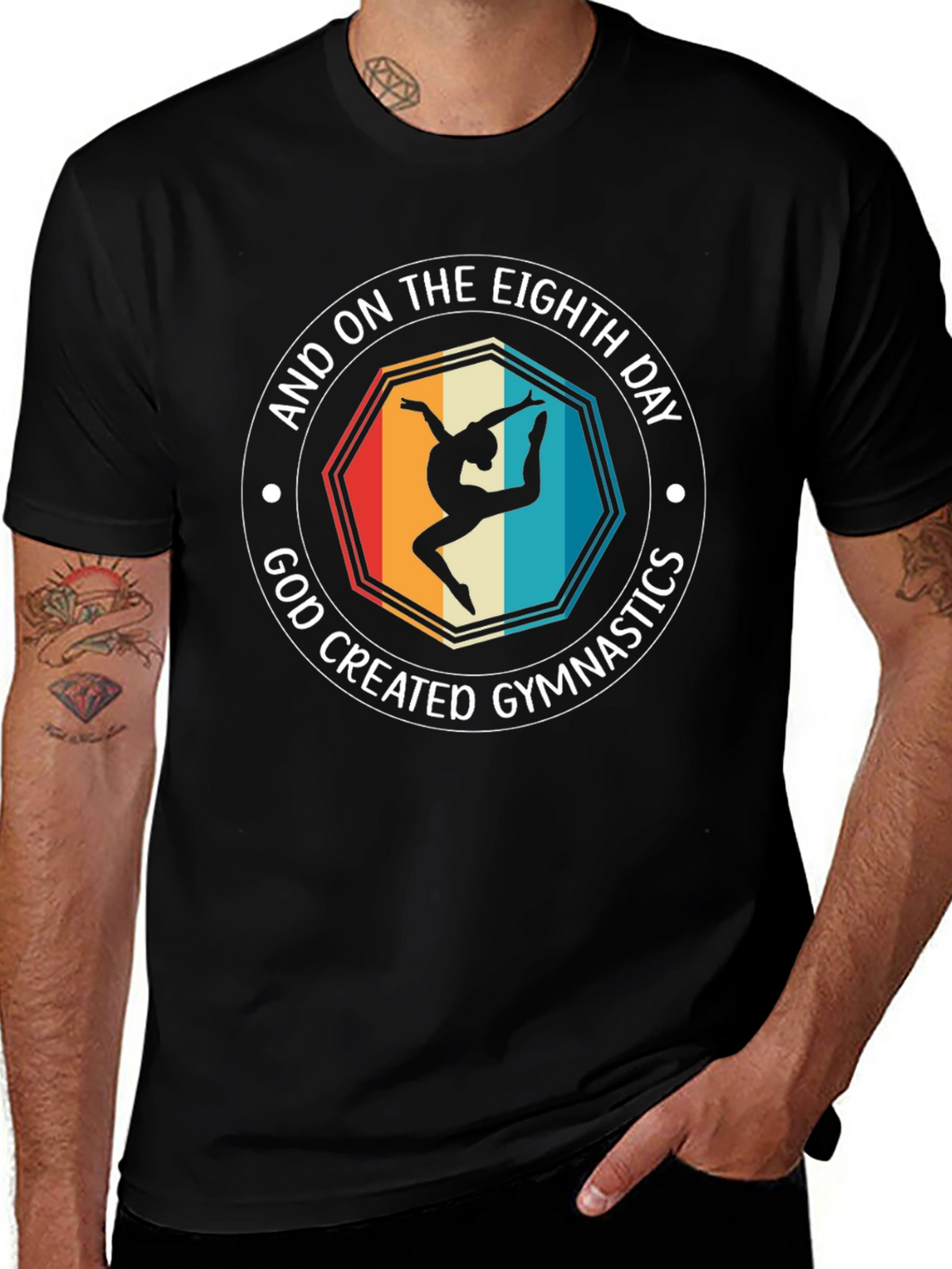 Gymnastics Eighth Day T-Shirt - Black