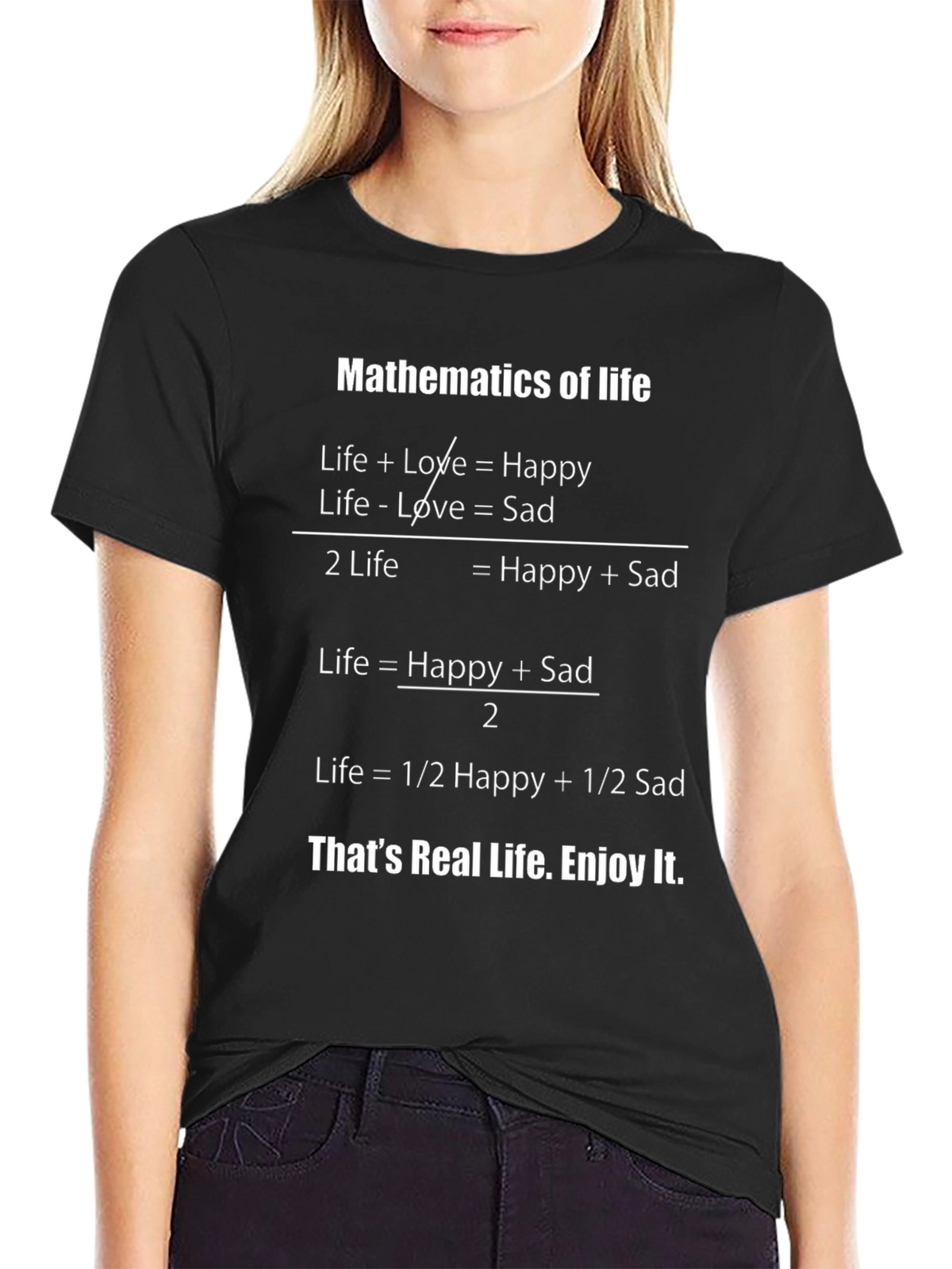 Mathematics of Life Graphic T-Shirt - Unisex