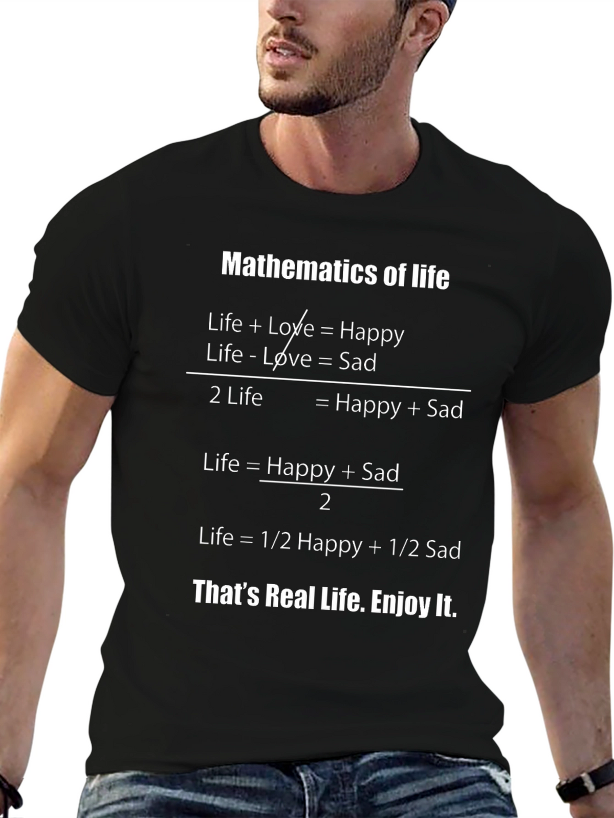 Mathematics of Life Graphic T-Shirt - Unisex