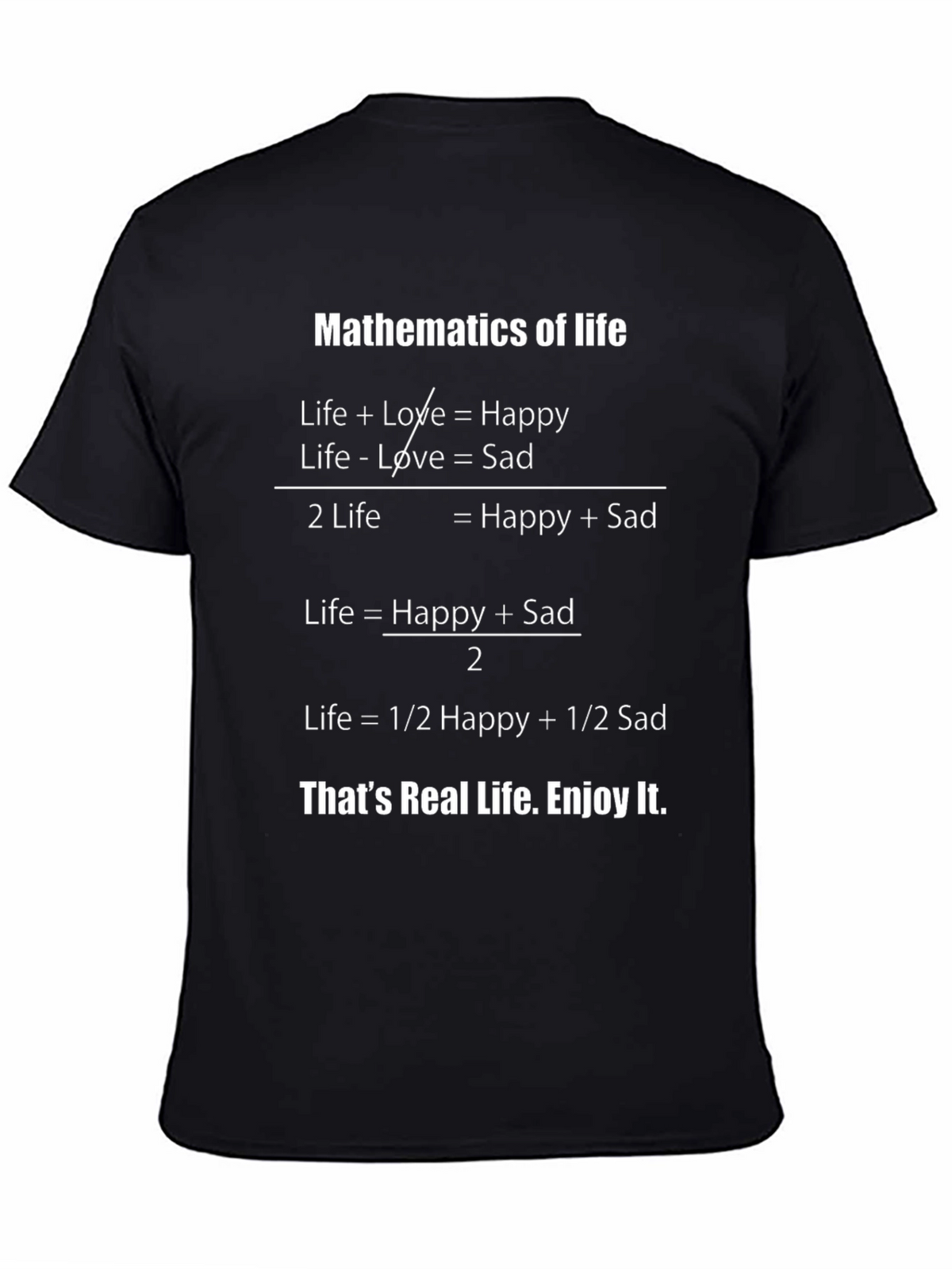 Mathematics of Life Graphic T-Shirt - Unisex