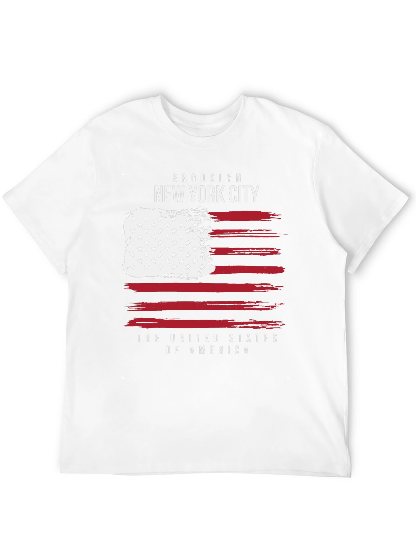 Brooklyn New York City Patriotic USA Flag T-Shirt
