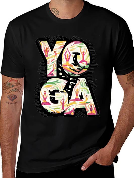 Yoga Pose Graphic Tee - Zen Style Shirt