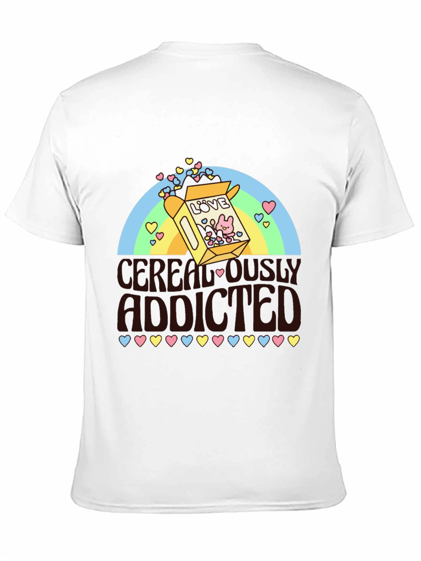 Cerealously Addicted Graphic T-Shirt