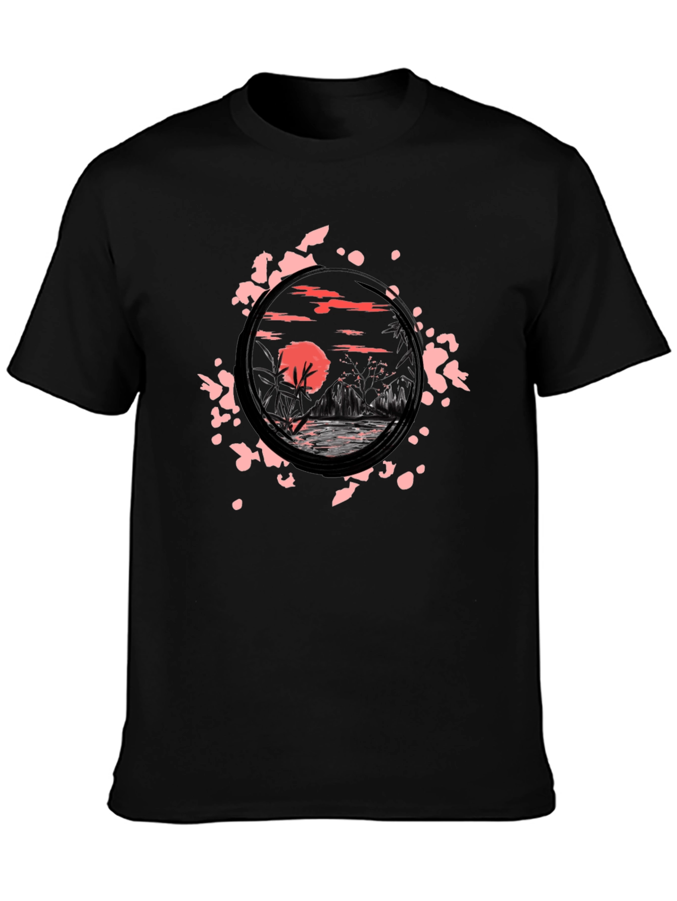Sunset Landscape Graphic Tee