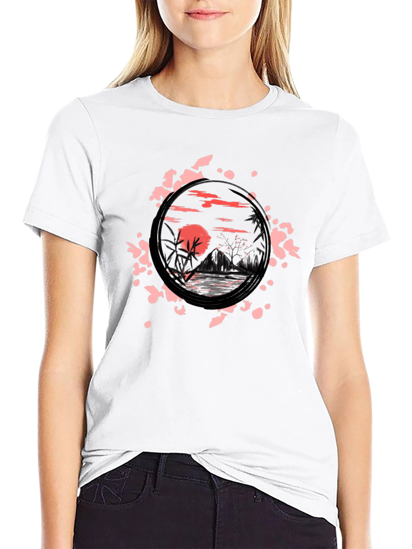 Sunset Landscape Graphic Tee