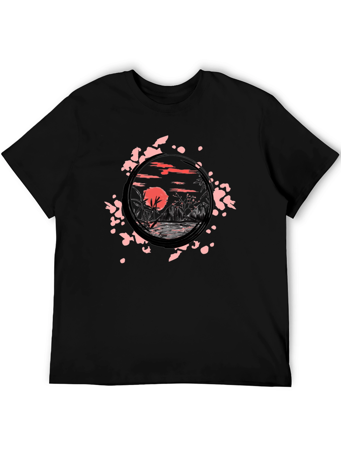 Sunset Landscape Graphic Tee