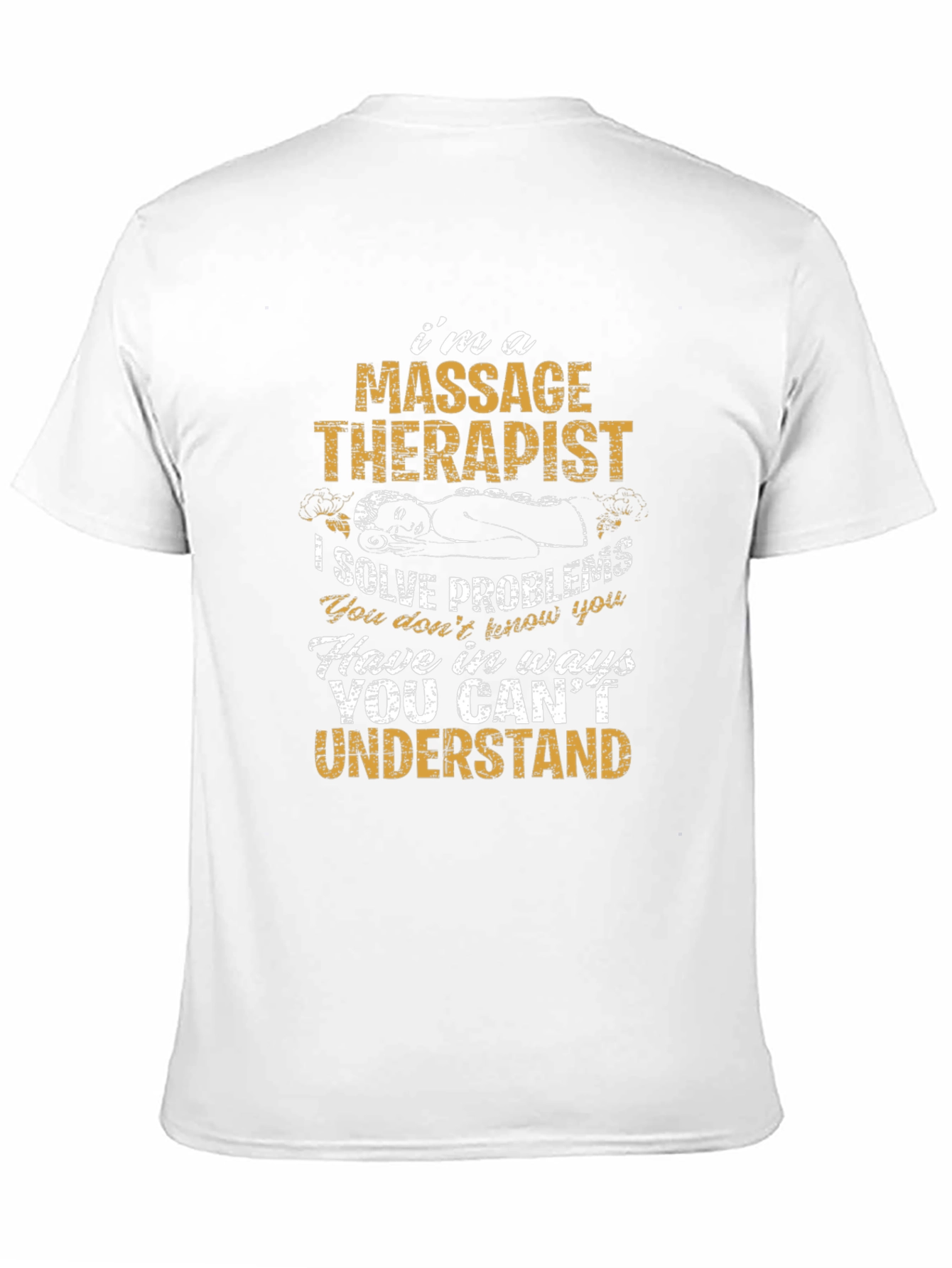 Massage Therapist Graphic Tee - Funny Occupation Shirt
