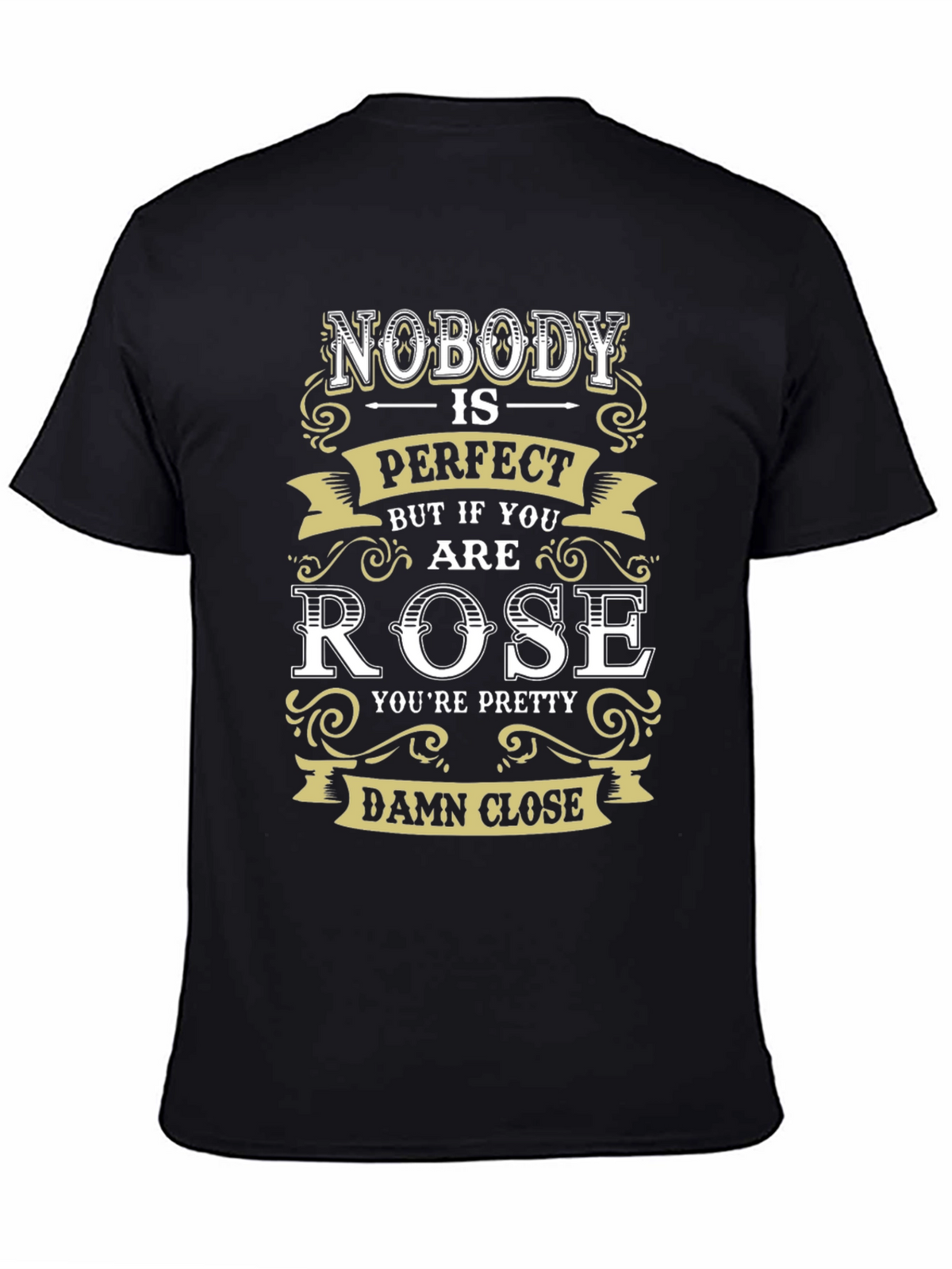 Funny Rose Graphic T-Shirt