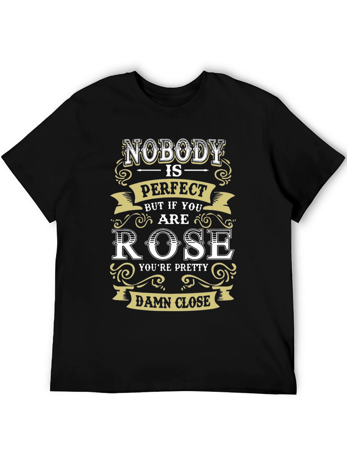 Funny Rose Graphic T-Shirt