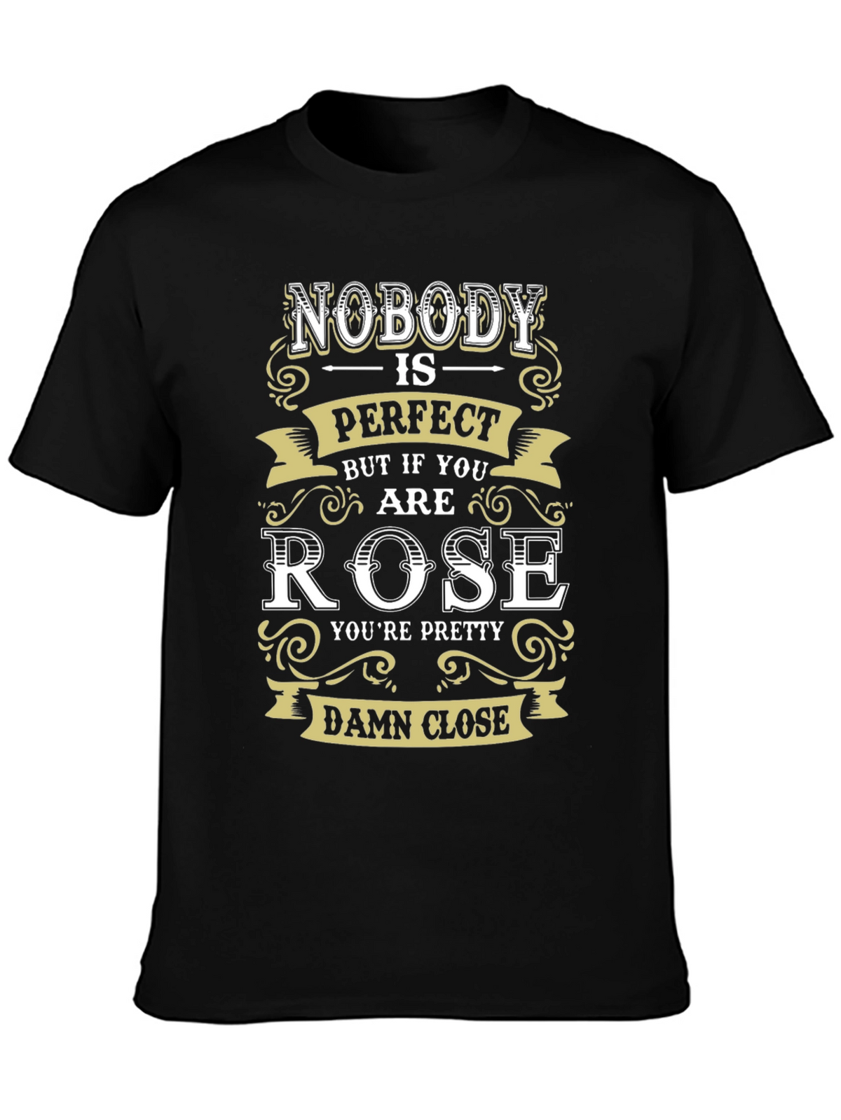 Funny Rose Graphic T-Shirt