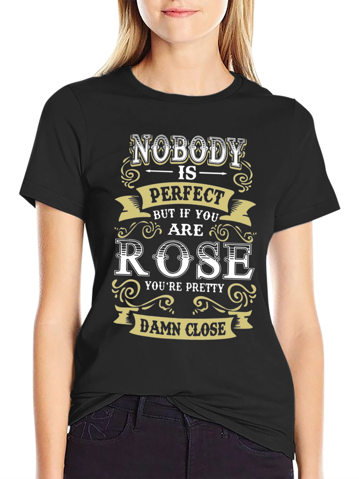 Funny Rose Graphic T-Shirt