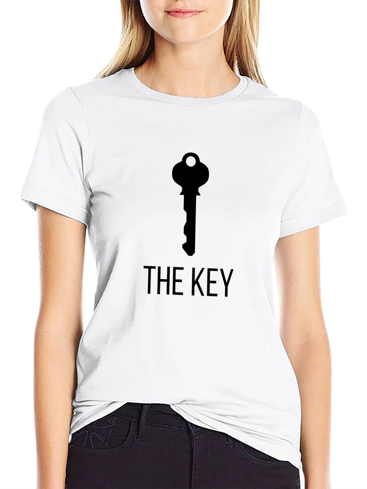 The Key Graphic Tee - Unisex Black T-Shirt