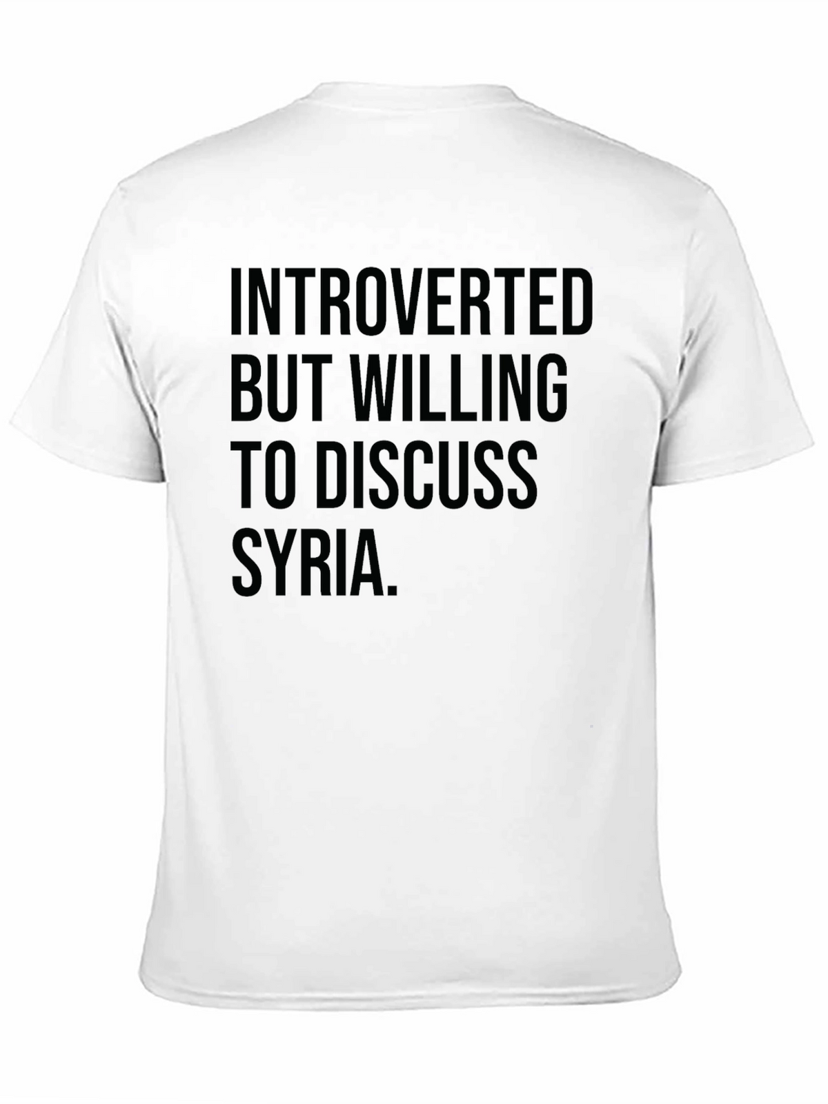 Introverted But Willing To Discuss Syria T-Shirt