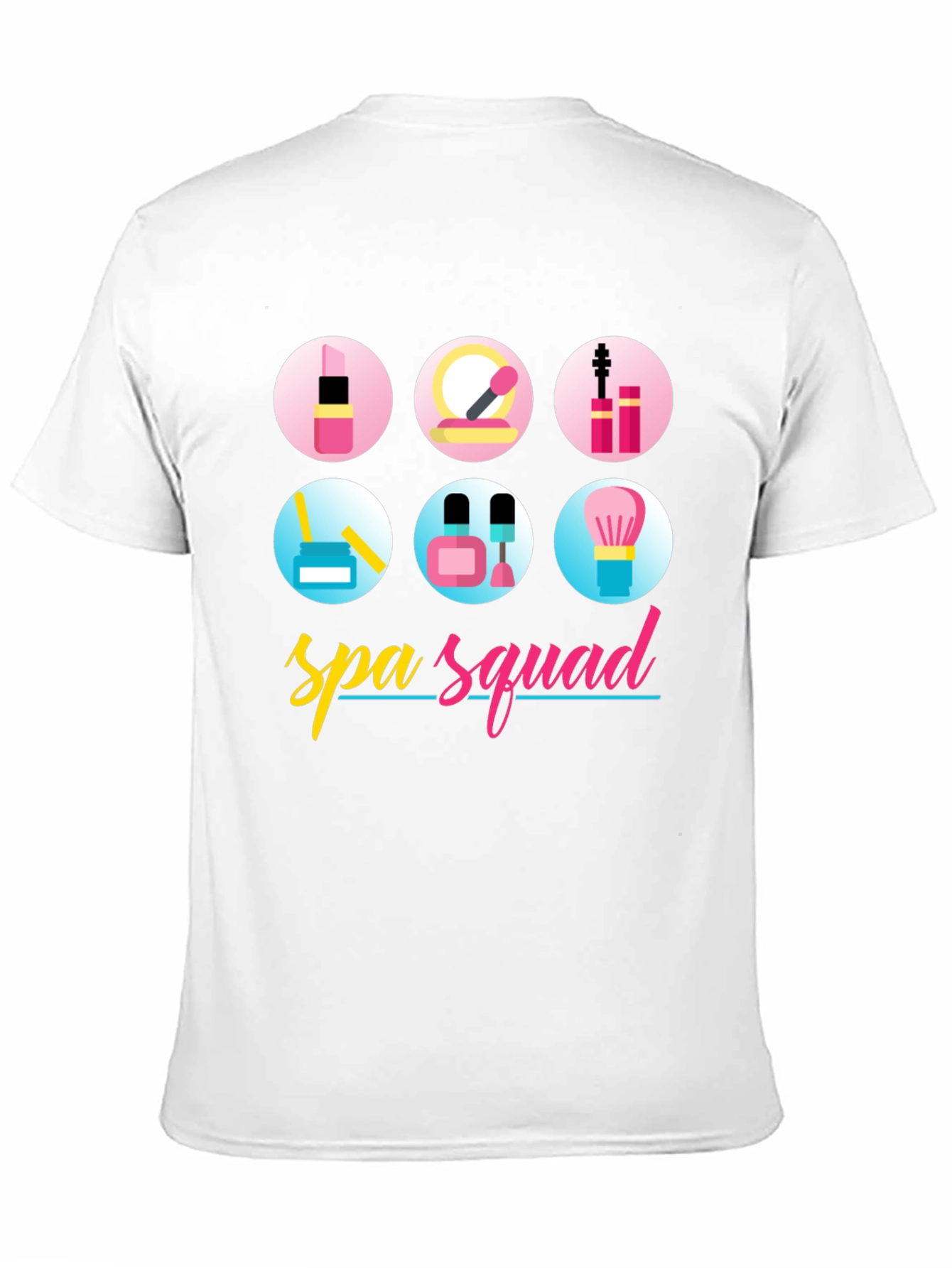 Spa Squad Graphic T-Shirt - Black Cotton Tee