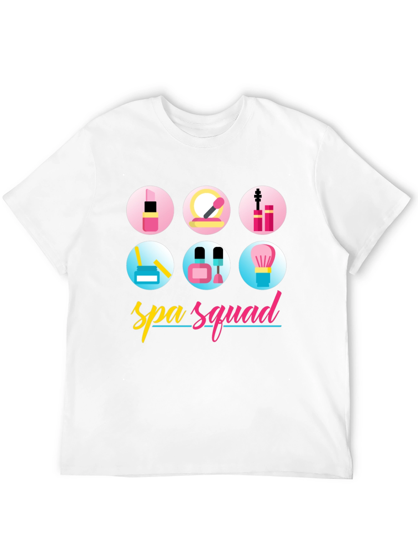 Spa Squad Graphic T-Shirt - Black Cotton Tee