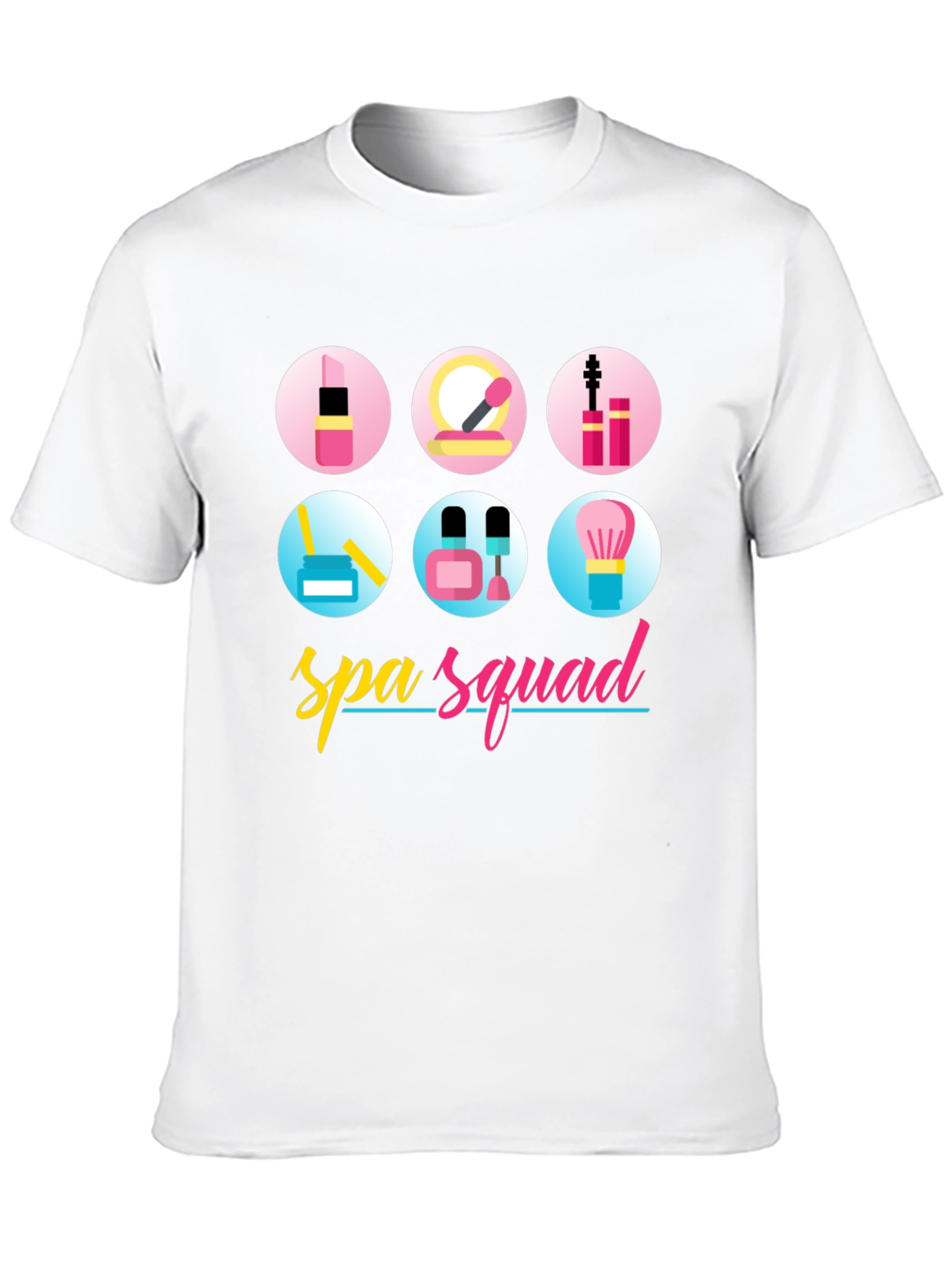 Spa Squad Graphic T-Shirt - Black Cotton Tee