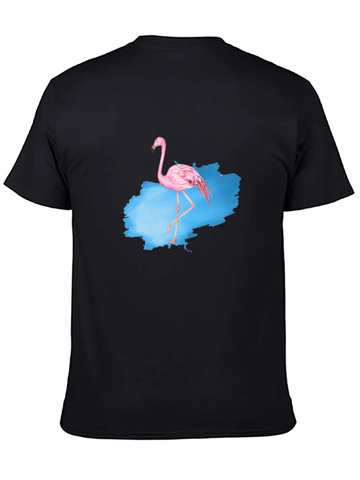 Flamingo Graphic Tee - Mens Black T-Shirt