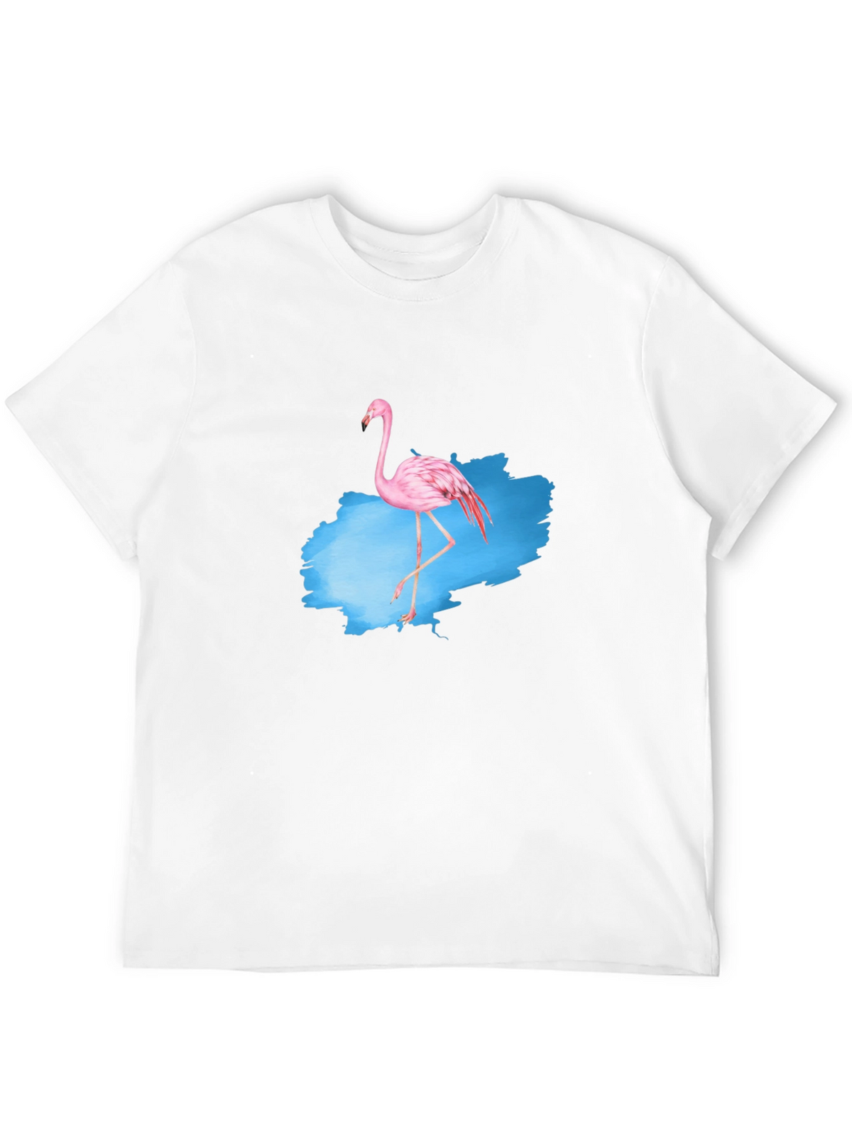 Flamingo Graphic Tee - Mens Black T-Shirt