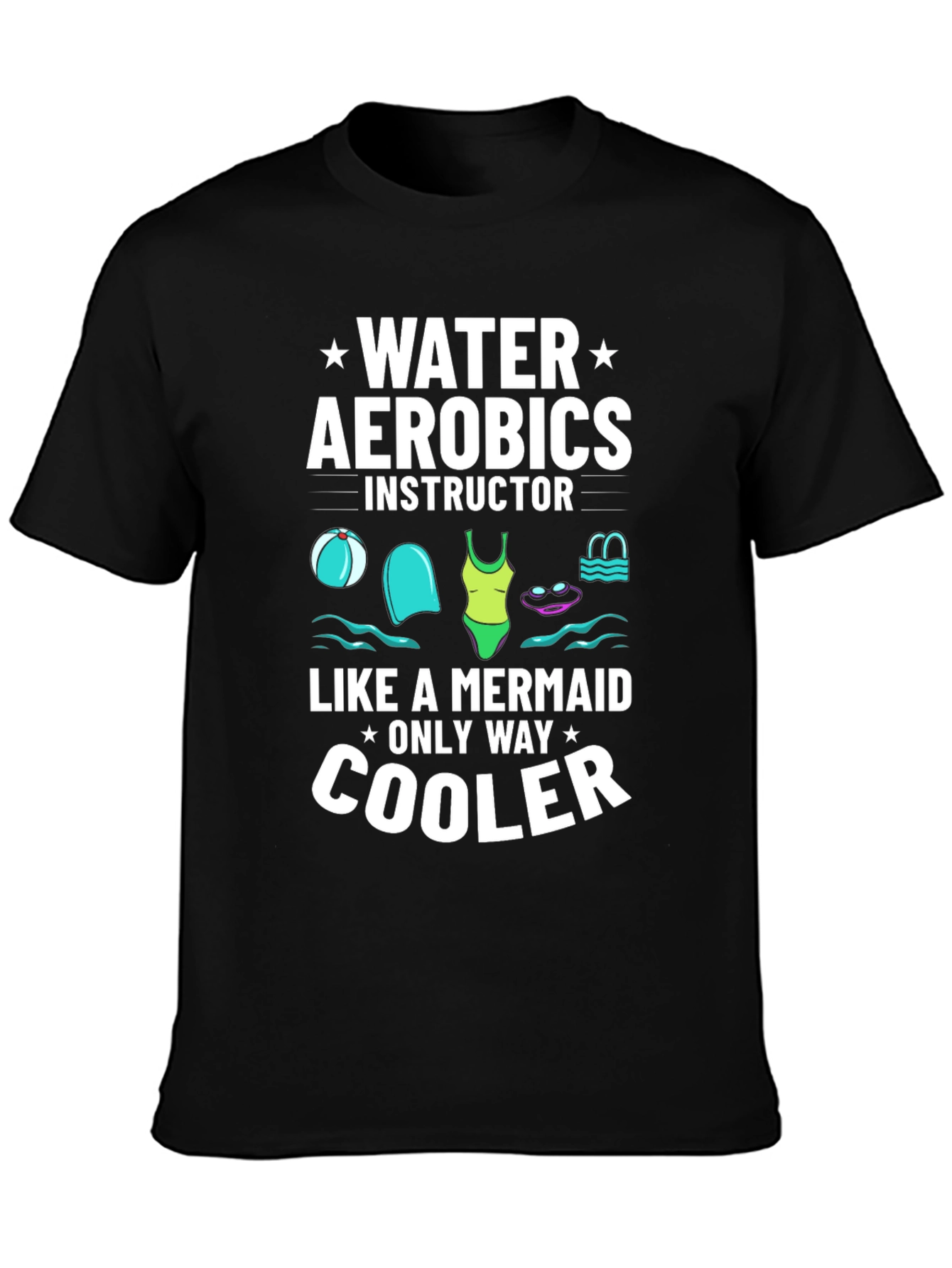 Water Aerobics Instructor Graphic Tee