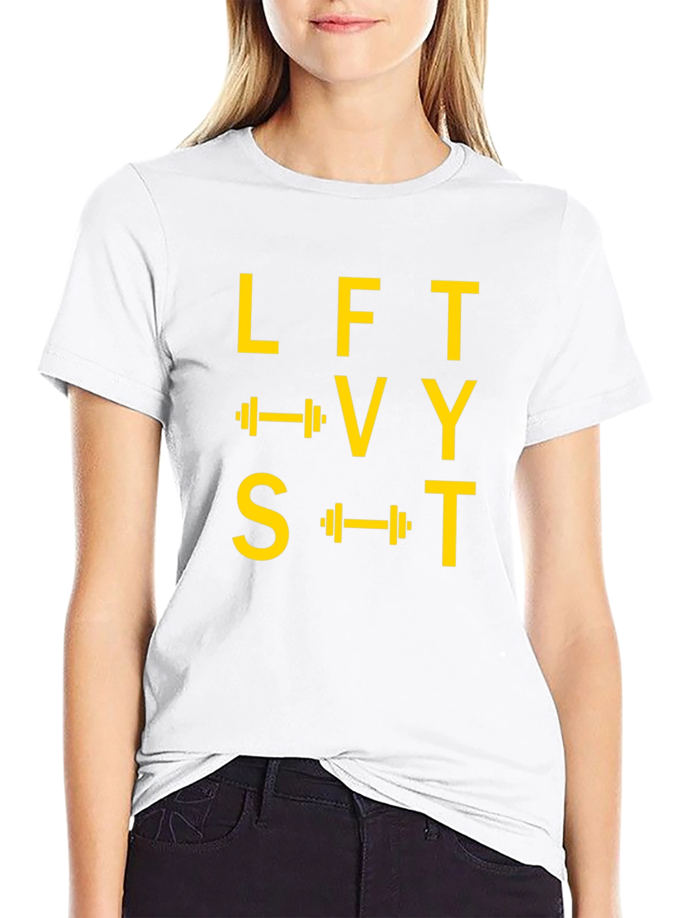 Lift Heavy S*** Black Graphic Tee
